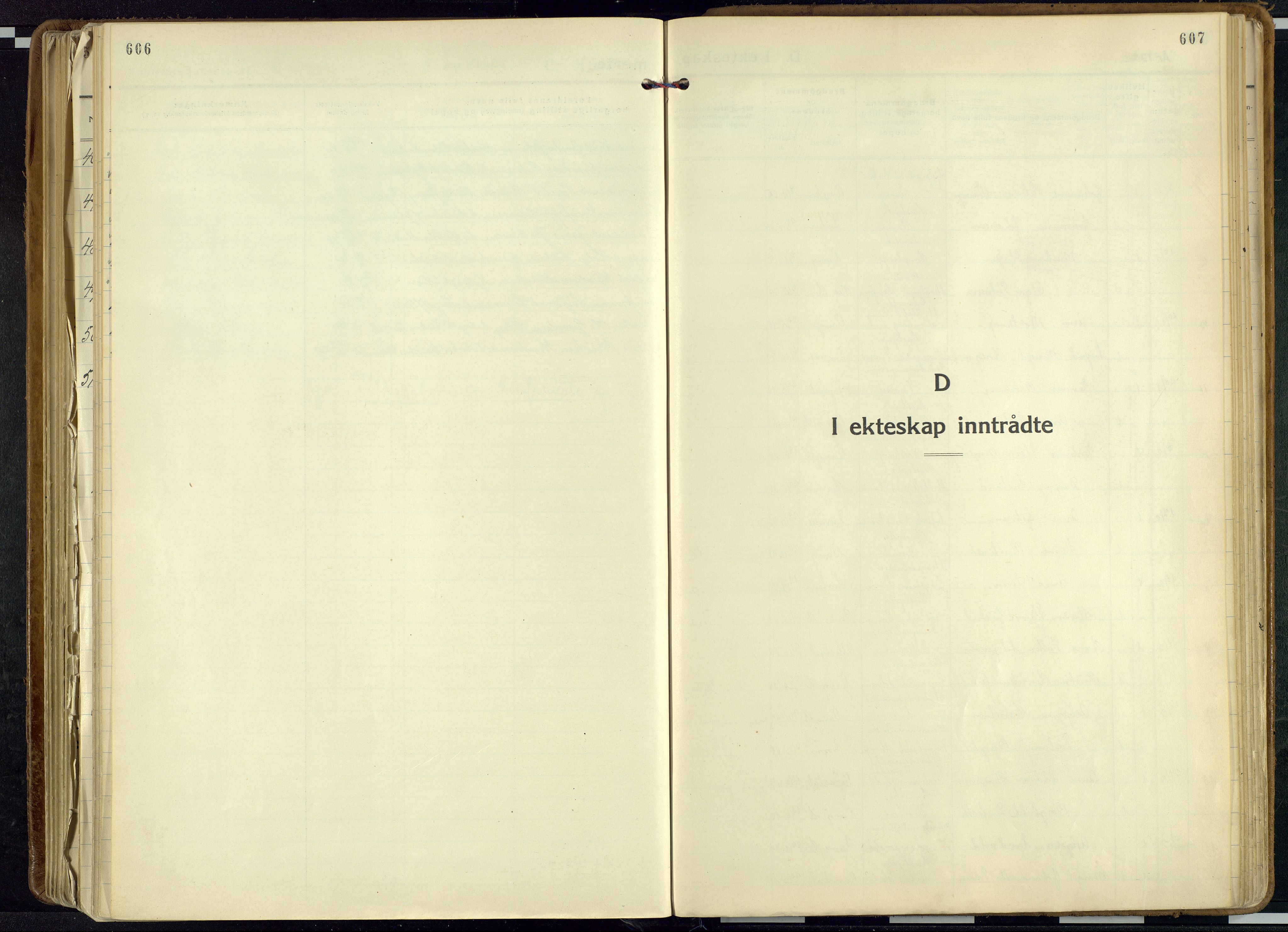 Vang prestekontor, Hedmark, SAH/PREST-008/H/Ha/Haa/L0023: Ministerialbok nr. 23, 1932-1957, s. 606-607