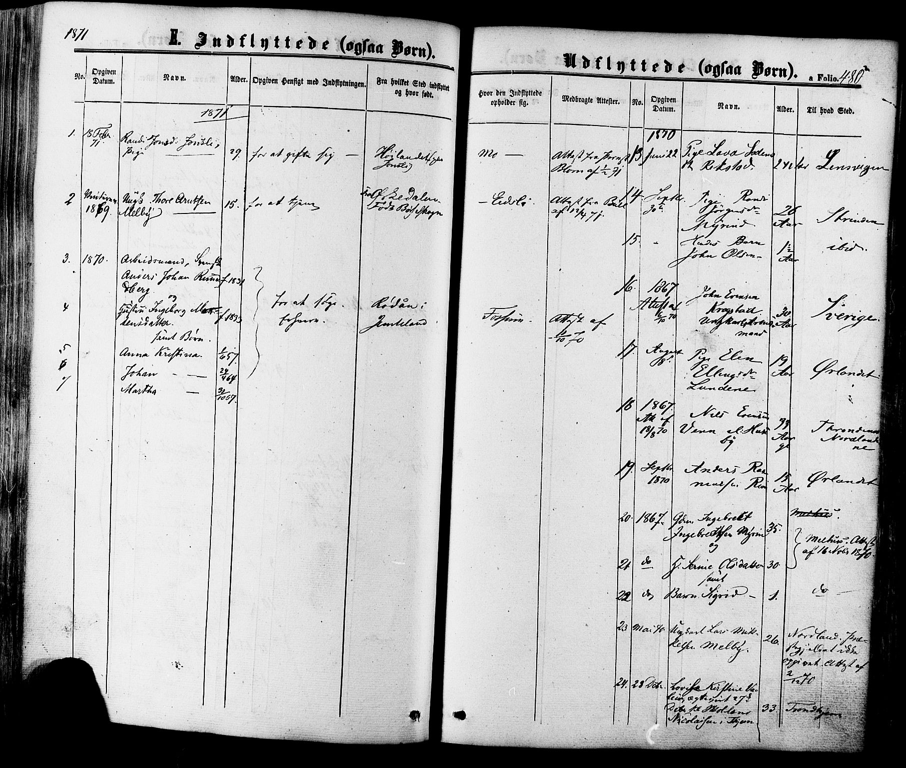 Ministerialprotokoller, klokkerbøker og fødselsregistre - Sør-Trøndelag, SAT/A-1456/665/L0772: Ministerialbok nr. 665A07, 1856-1878, s. 480
