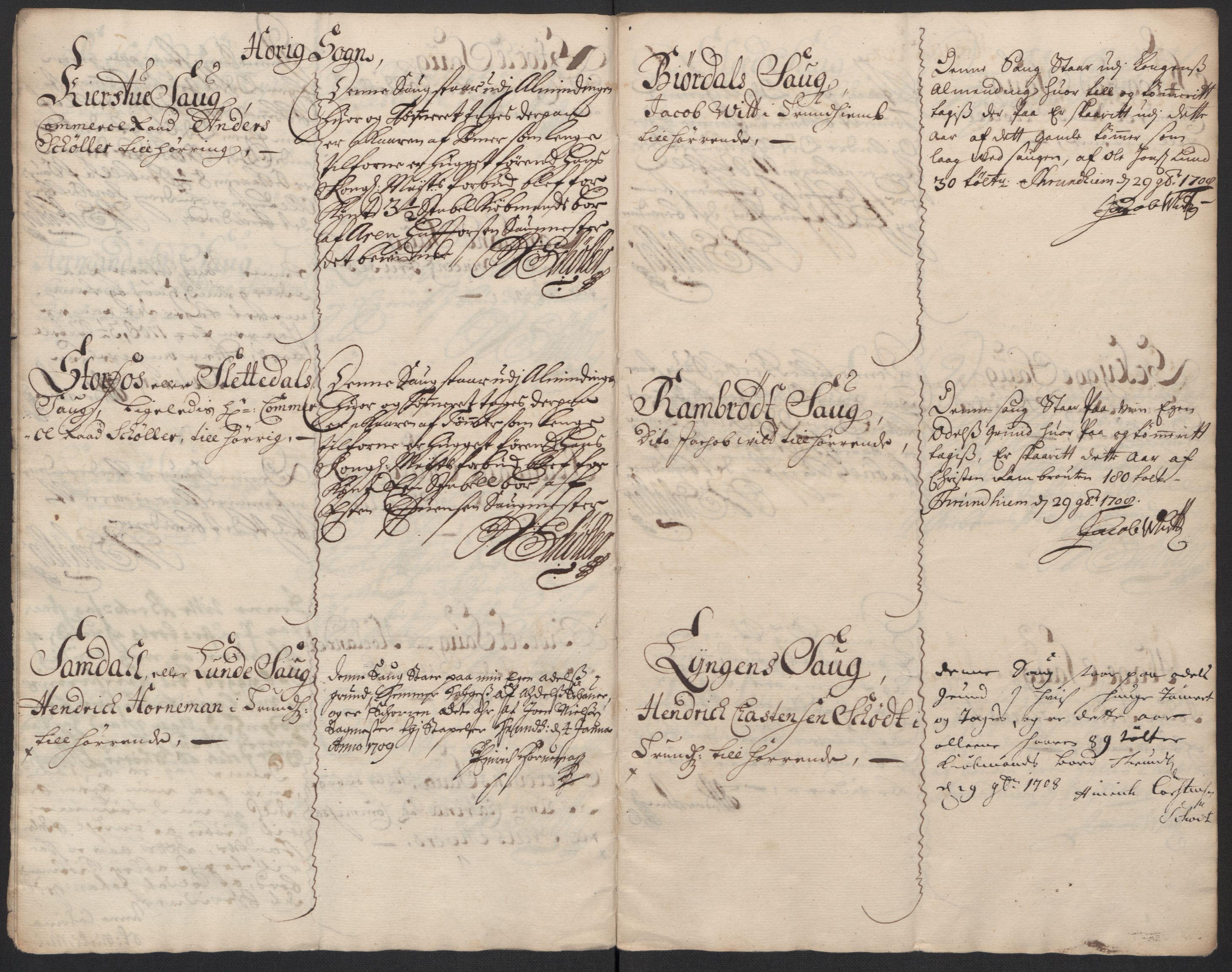 Rentekammeret inntil 1814, Reviderte regnskaper, Fogderegnskap, AV/RA-EA-4092/R60/L3958: Fogderegnskap Orkdal og Gauldal, 1708, s. 208