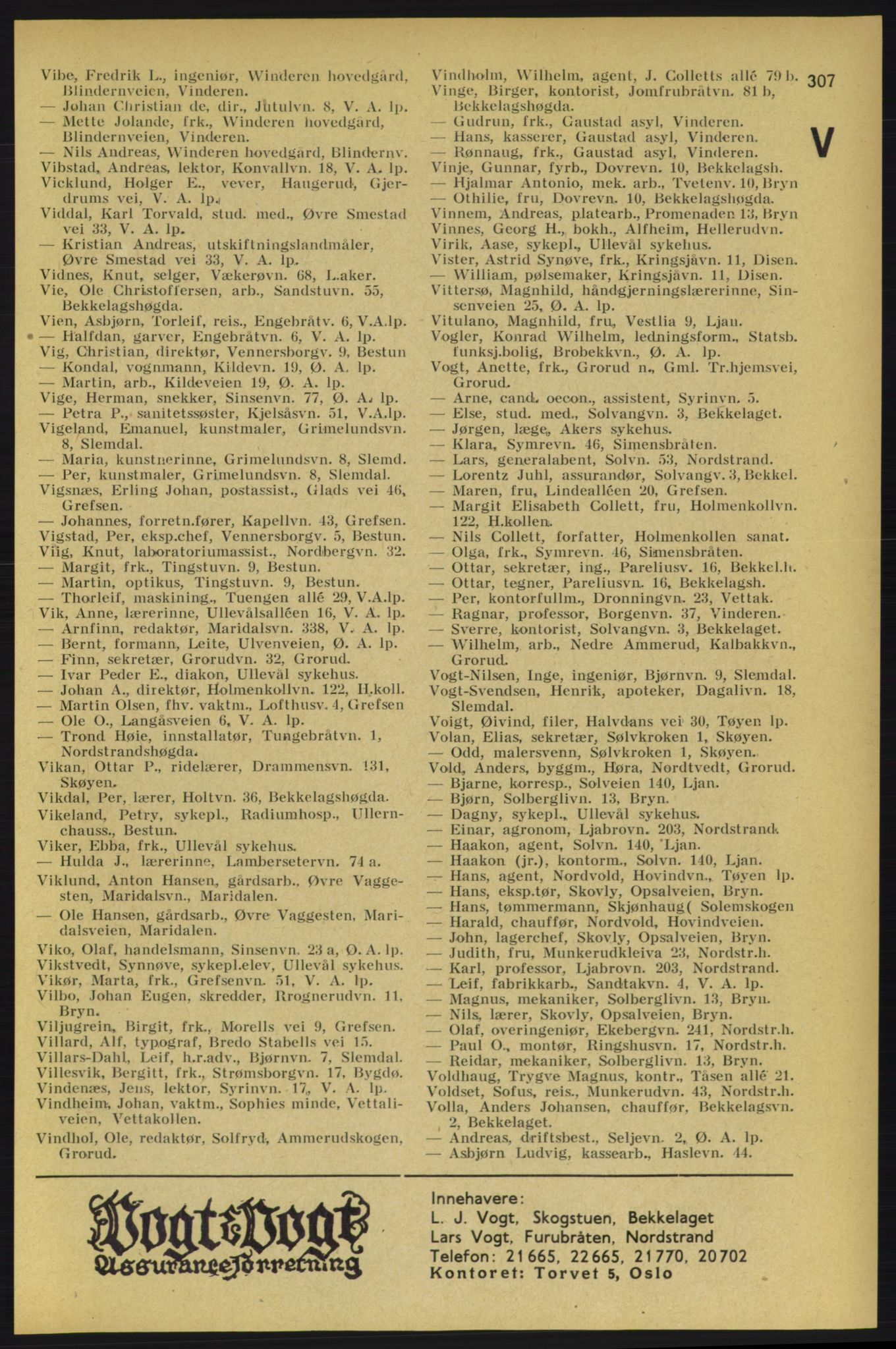 Aker adressebok/adressekalender, PUBL/001/A/005: Aker adressebok, 1934-1935, s. 307
