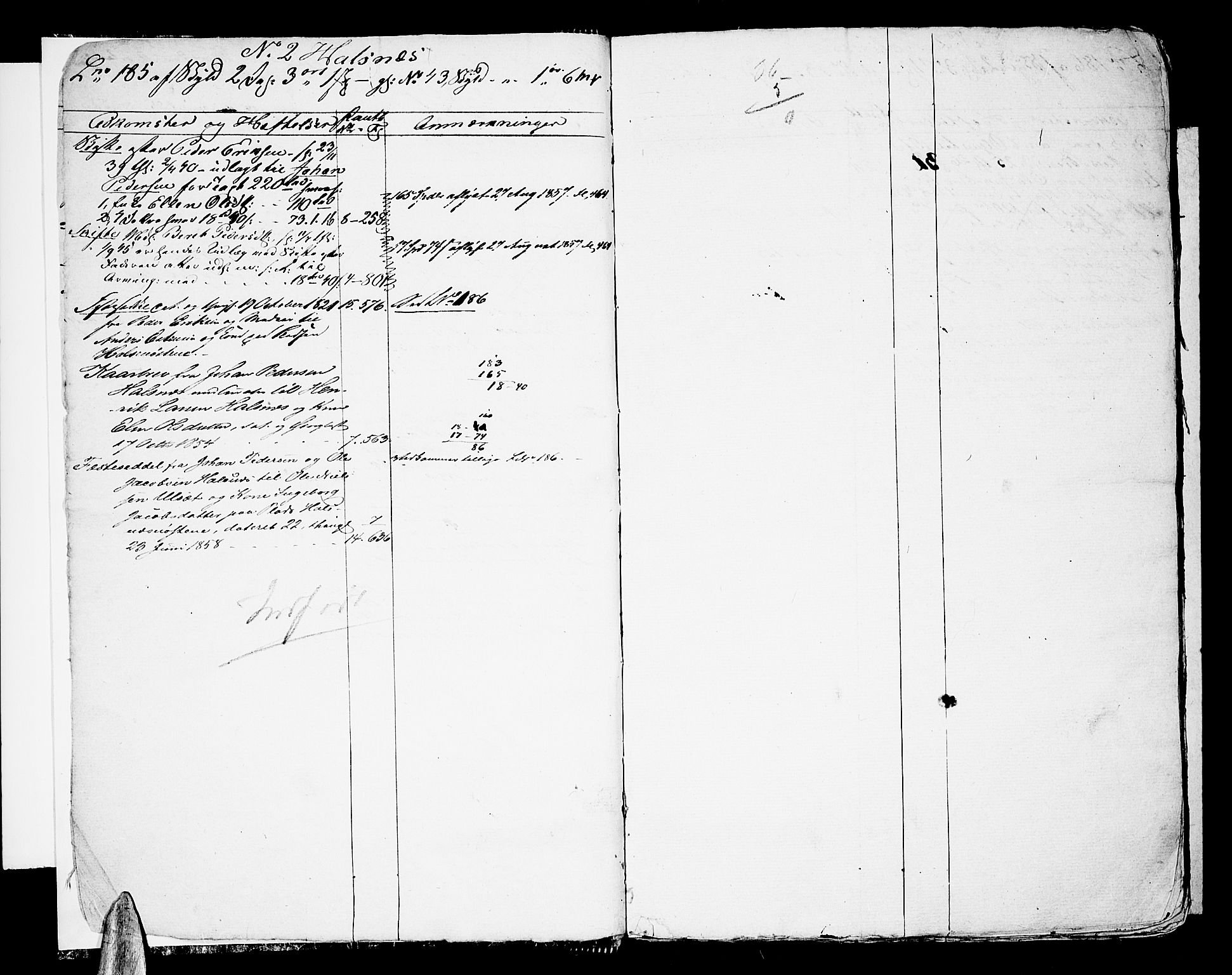 Nordmøre sorenskriveri, SAT/A-4132/1/2/2A/L0052: Panteregister nr. 52, 1822-1867