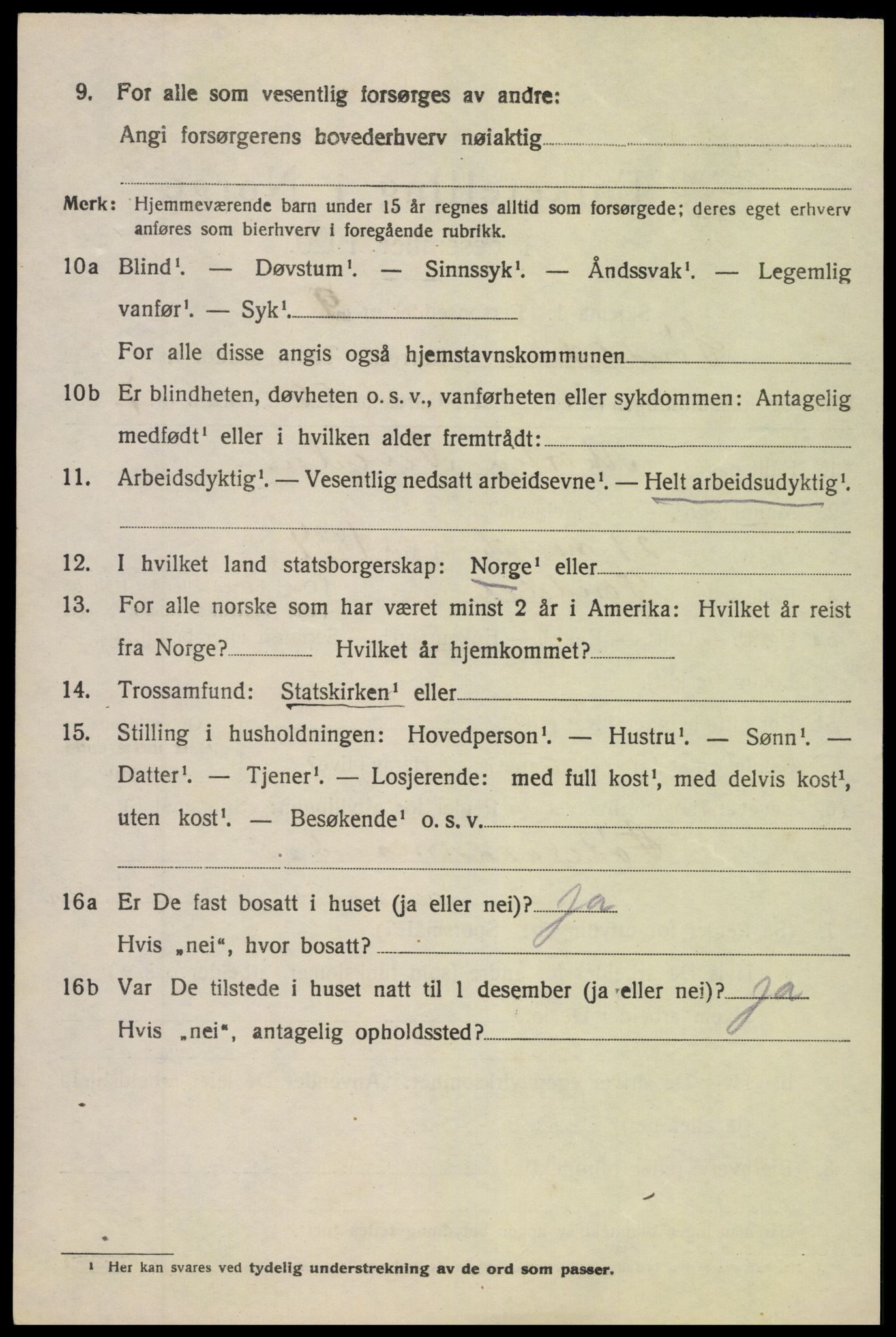 SAK, Folketelling 1920 for 0913 Søndeled herred, 1920, s. 5312
