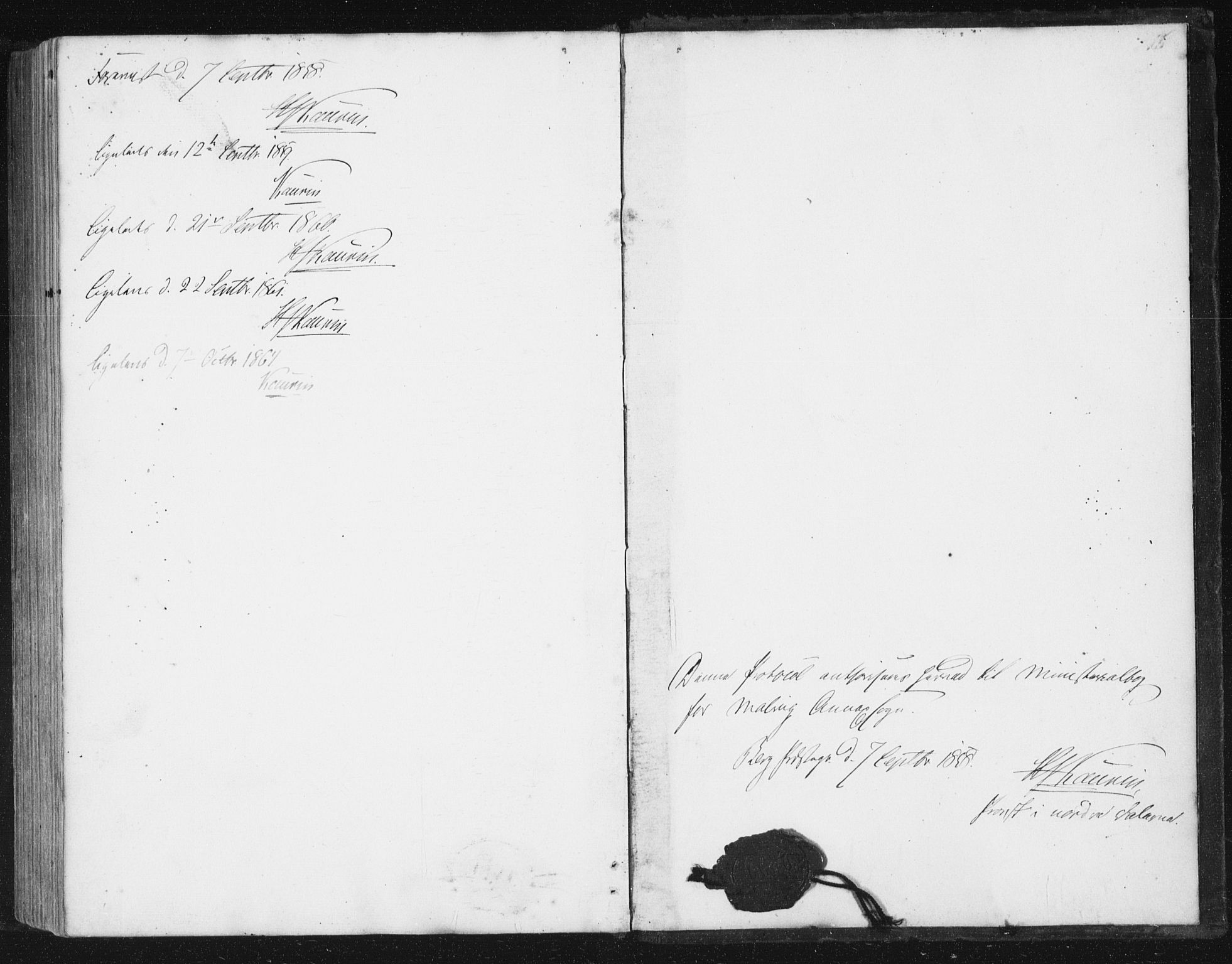 Ministerialprotokoller, klokkerbøker og fødselsregistre - Sør-Trøndelag, AV/SAT-A-1456/616/L0408: Ministerialbok nr. 616A05, 1857-1865