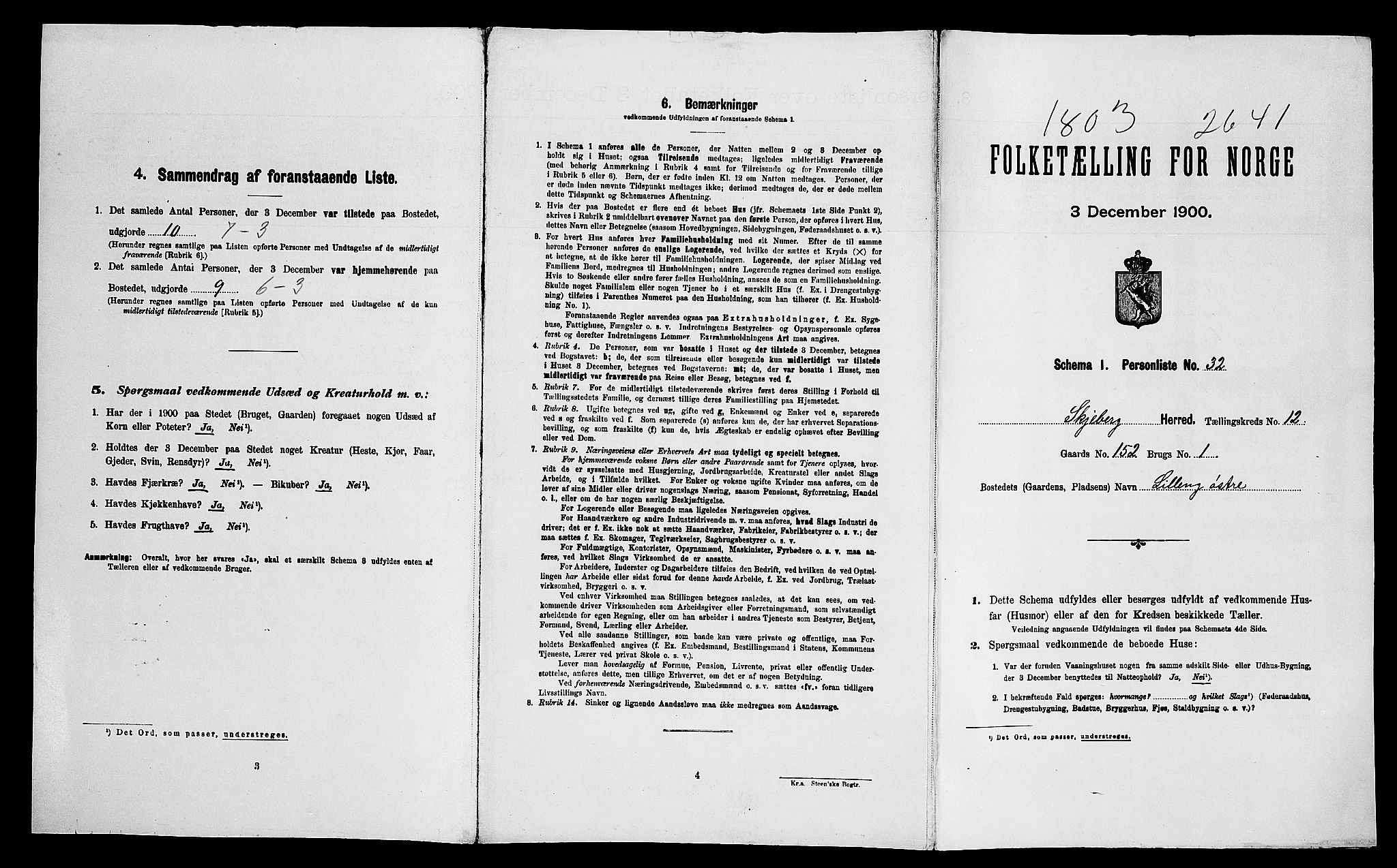 SAO, Folketelling 1900 for 0115 Skjeberg herred, 1900, s. 827