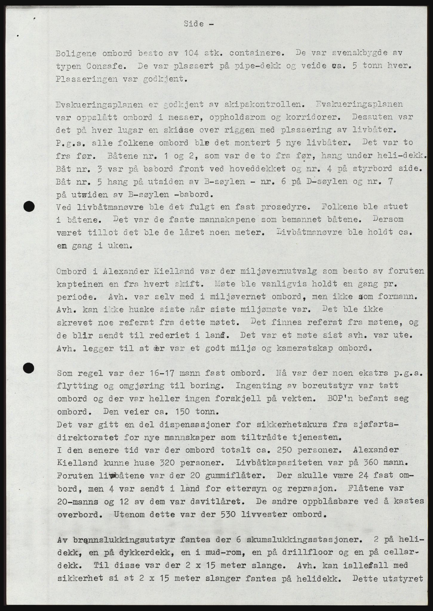 Sjøfartsdirektoratet med forløpere, generelt arkiv, AV/RA-S-1407/D/Ds/Dsb/L0635: Flyttbare innretninger, 1975-1985