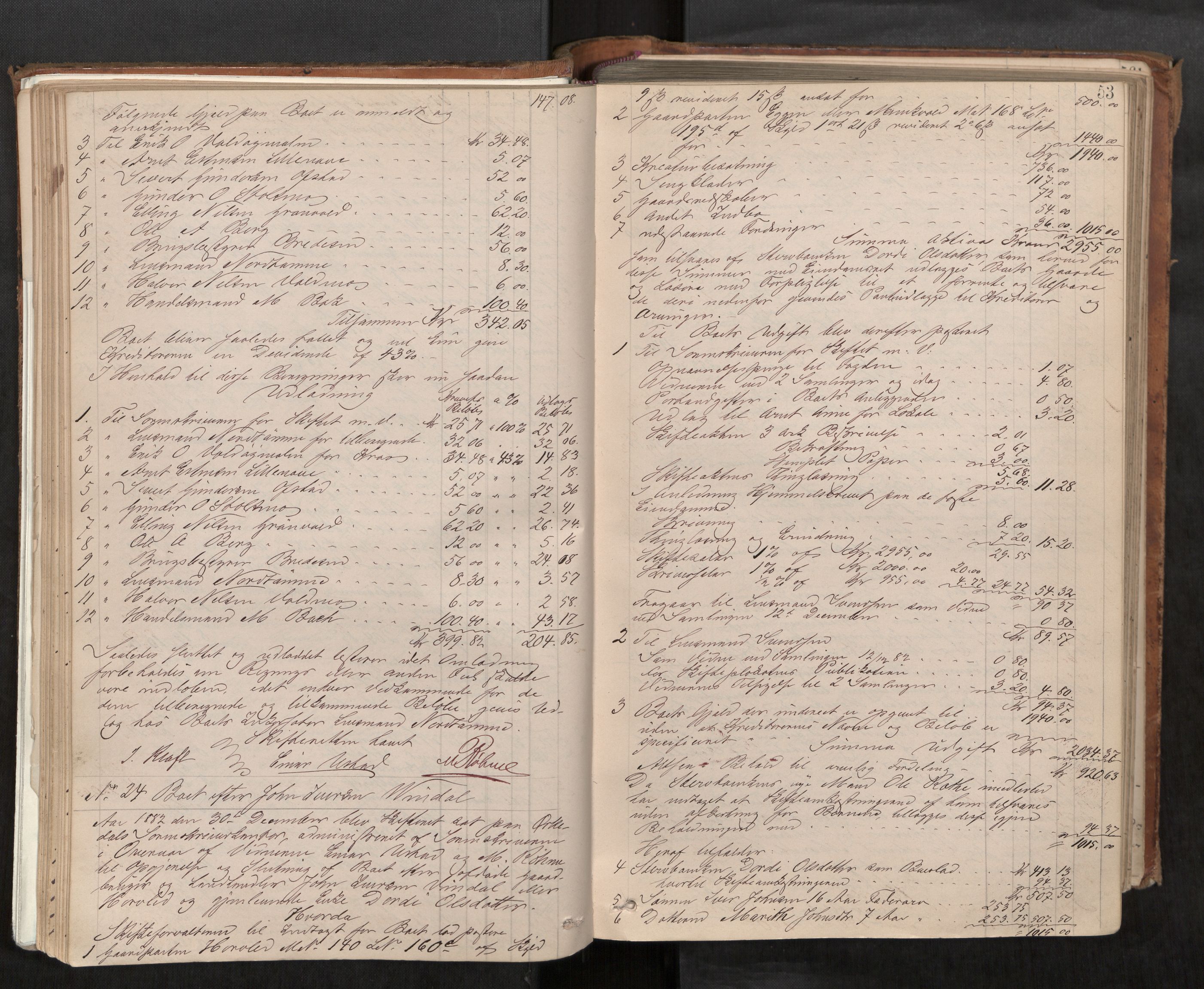 Orkdal sorenskriveri, AV/SAT-A-4169/1/3/3Aa/L0014: Skifteprotokoller, 1881-1902, s. 53