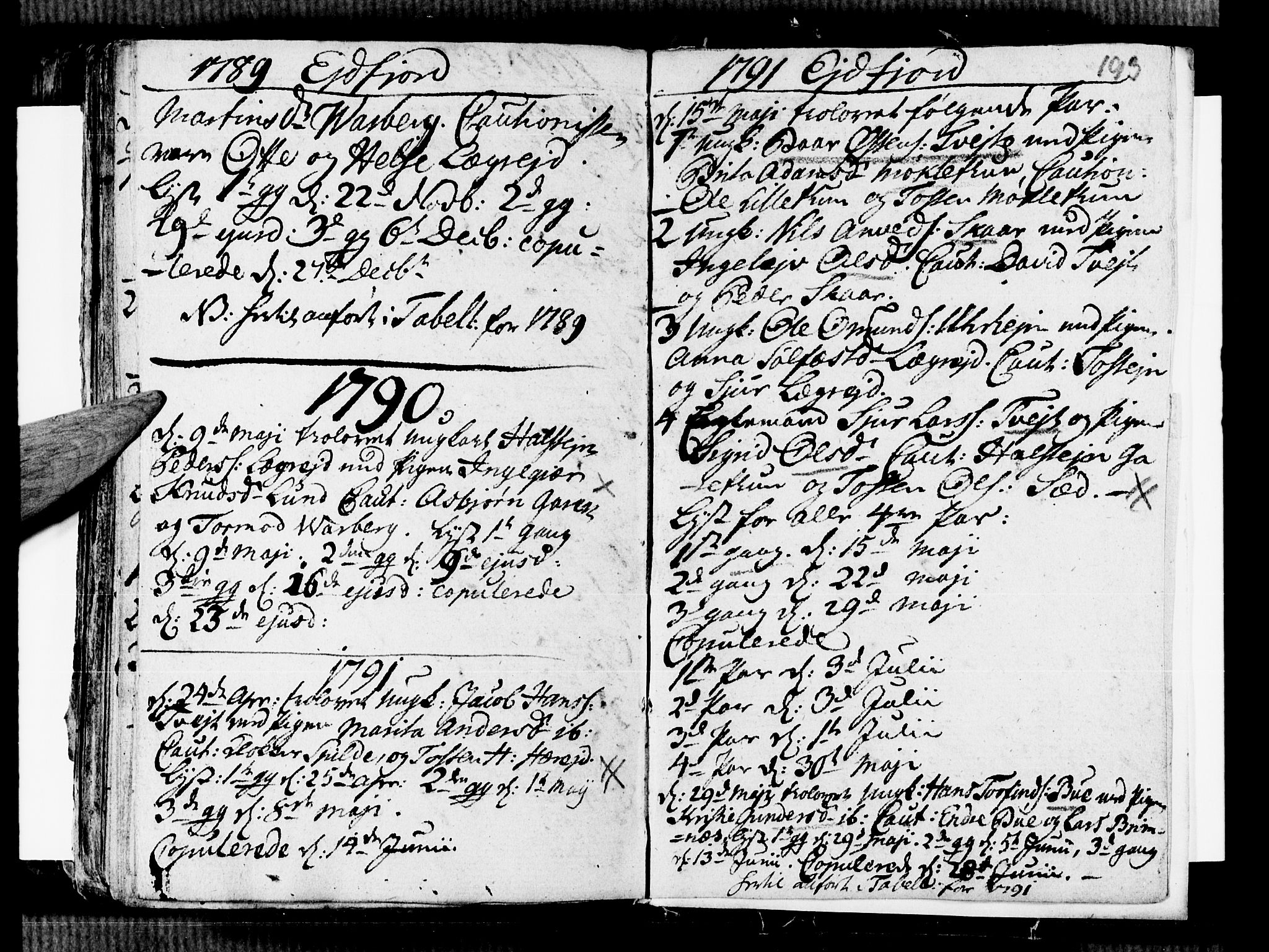 Ulvik sokneprestembete, SAB/A-78801/H/Haa: Ministerialbok nr. A 9, 1743-1792, s. 193