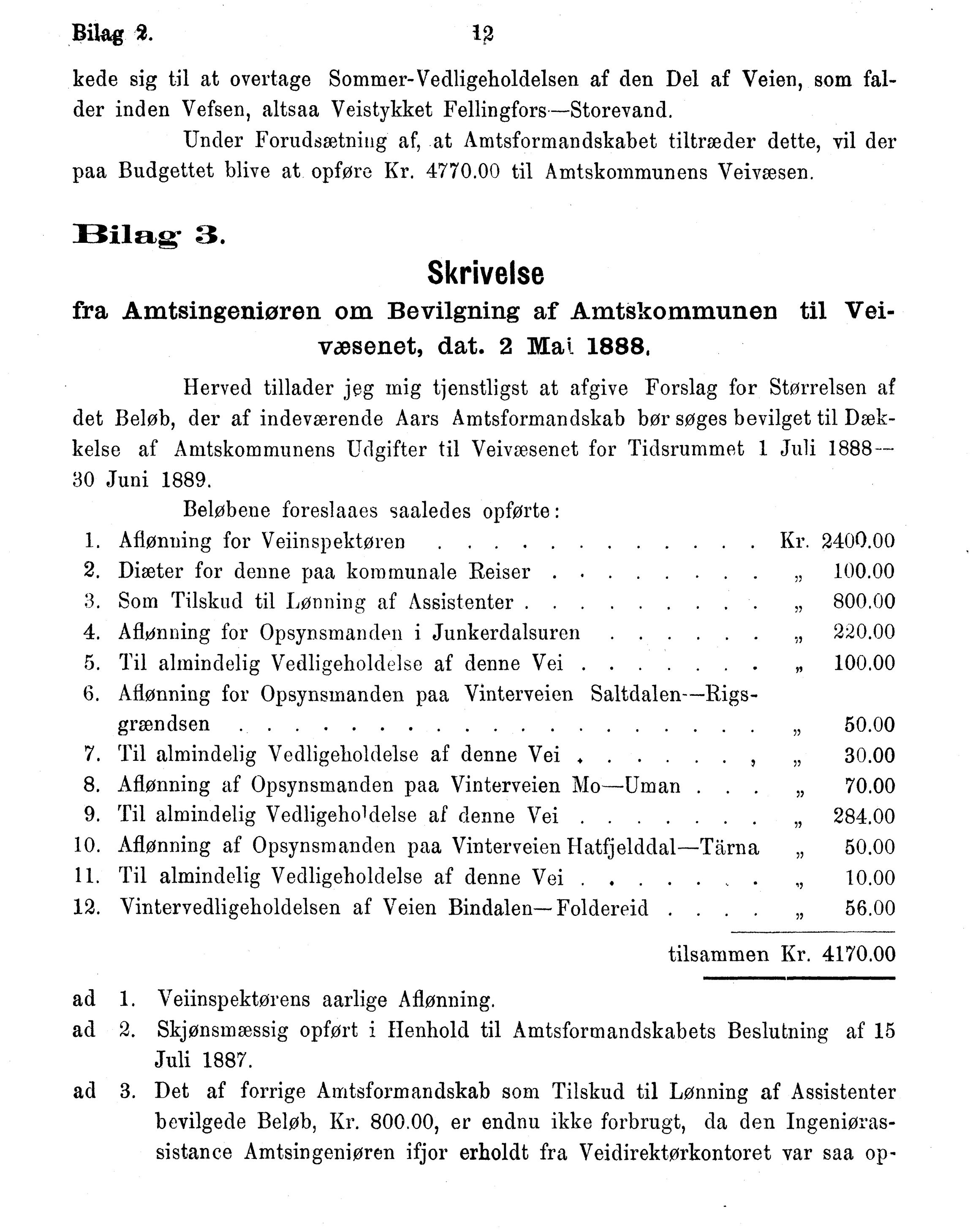 Nordland Fylkeskommune. Fylkestinget, AIN/NFK-17/176/A/Ac/L0015: Fylkestingsforhandlinger 1886-1890, 1886-1890