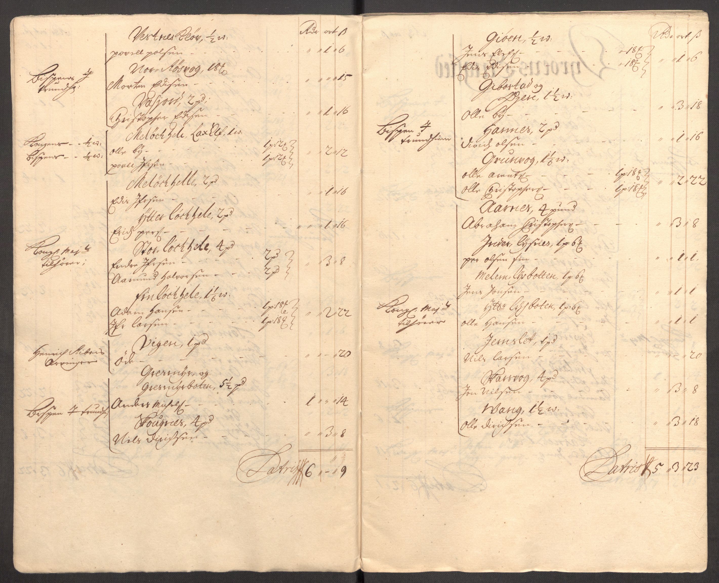 Rentekammeret inntil 1814, Reviderte regnskaper, Fogderegnskap, AV/RA-EA-4092/R68/L4756: Fogderegnskap Senja og Troms, 1705-1707, s. 286