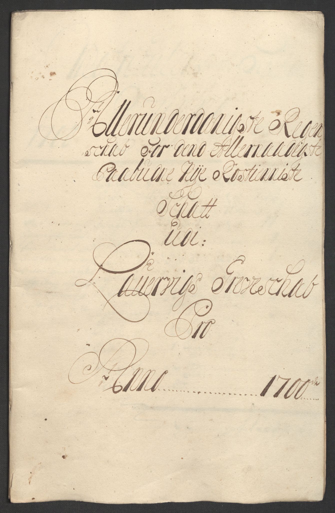 Rentekammeret inntil 1814, Reviderte regnskaper, Fogderegnskap, RA/EA-4092/R33/L1976: Fogderegnskap Larvik grevskap, 1698-1701, s. 195