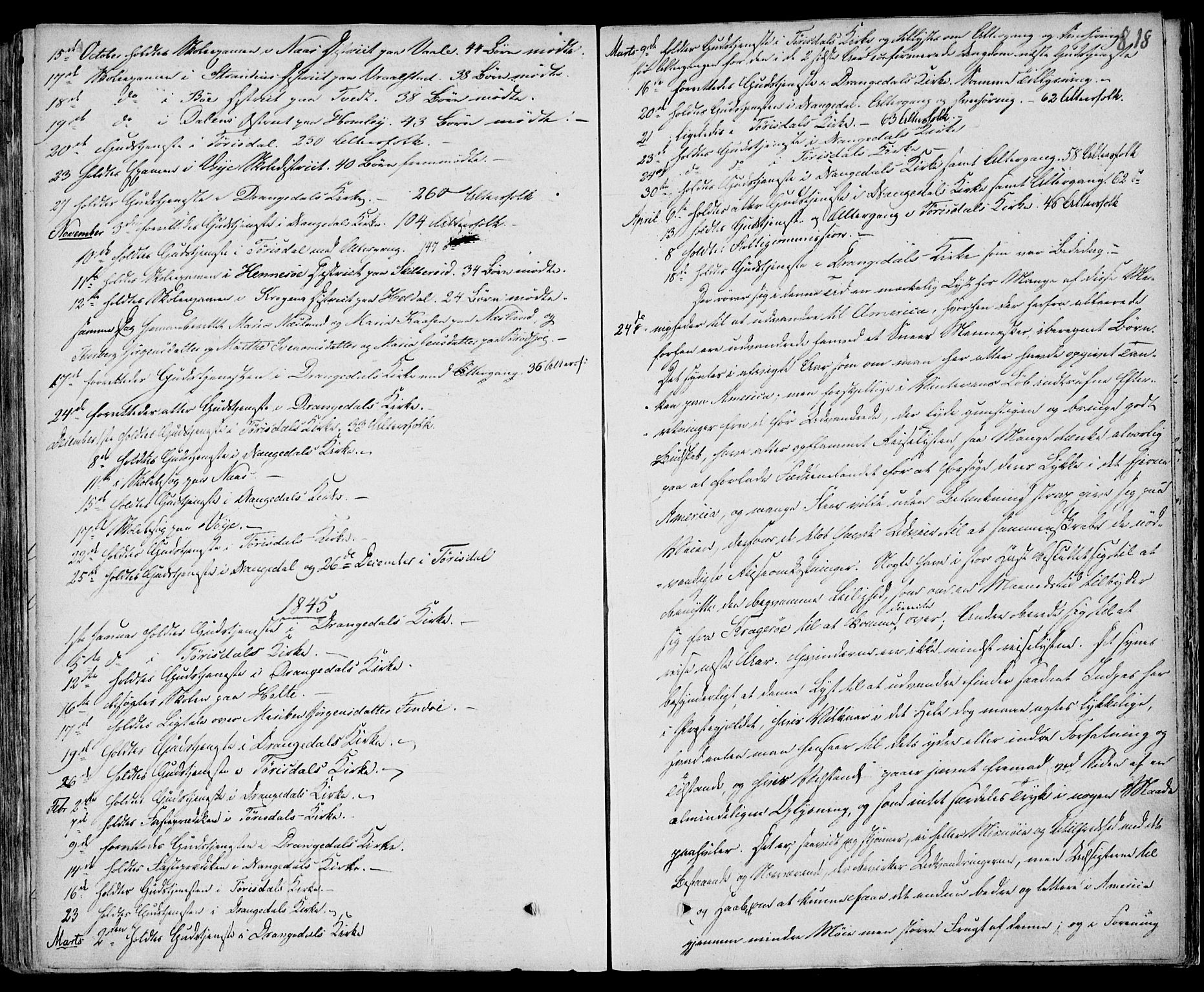 Drangedal kirkebøker, AV/SAKO-A-258/F/Fa/L0007b: Ministerialbok nr. 7b, 1837-1856, s. 818