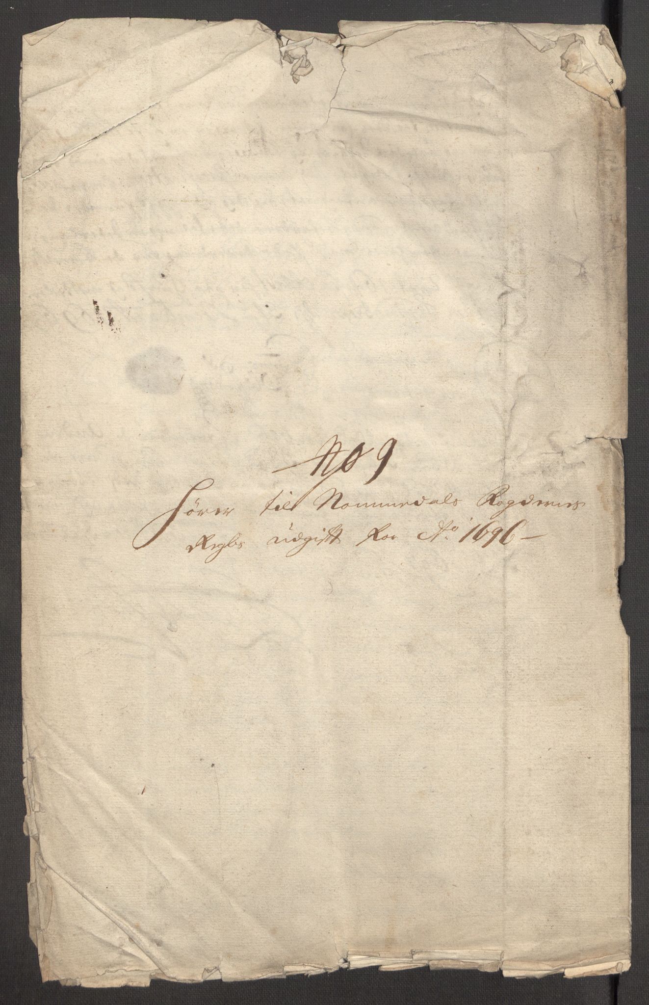 Rentekammeret inntil 1814, Reviderte regnskaper, Fogderegnskap, RA/EA-4092/R64/L4425: Fogderegnskap Namdal, 1696-1698, s. 102