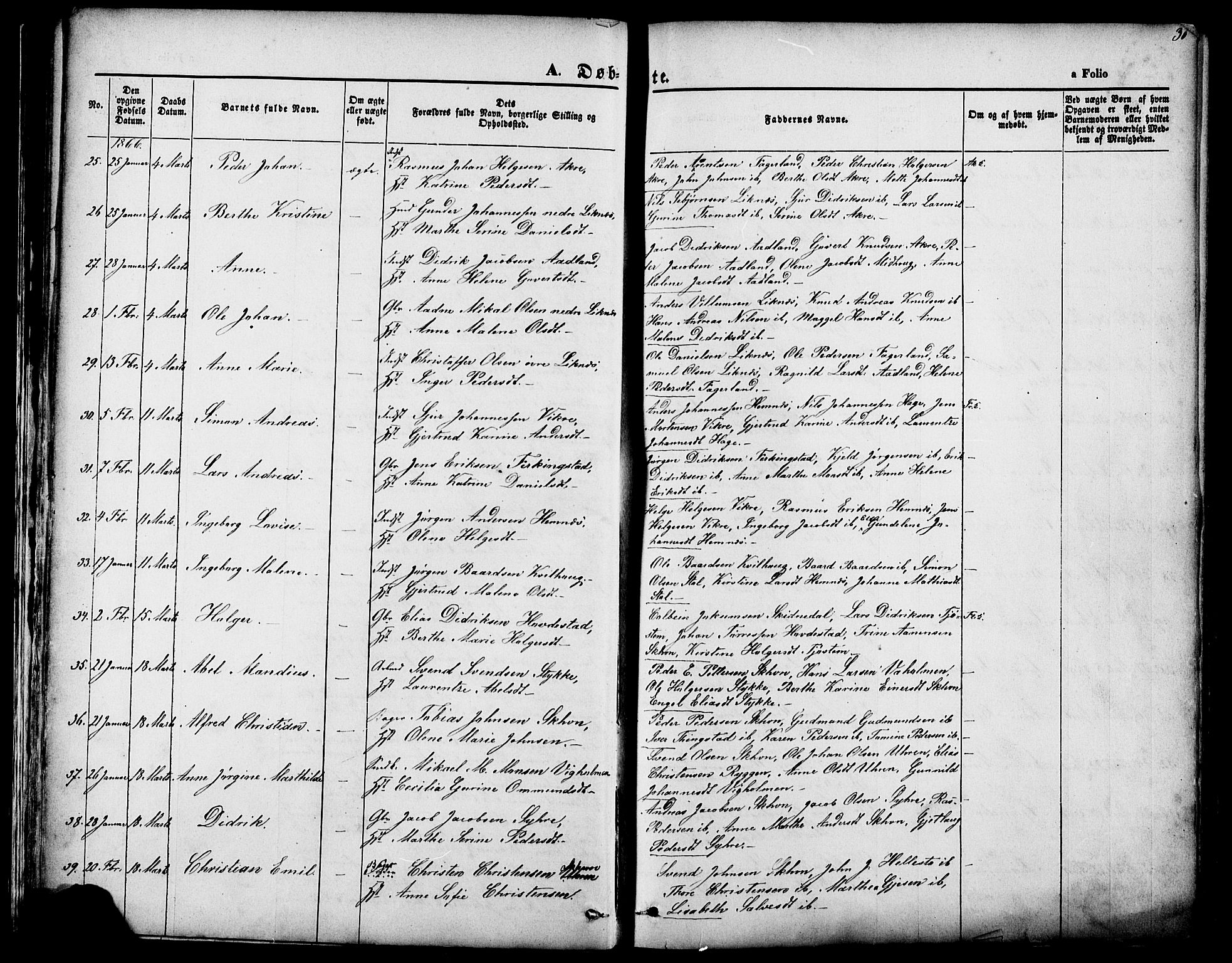 Skudenes sokneprestkontor, AV/SAST-A -101849/H/Ha/Haa/L0006: Ministerialbok nr. A 4, 1864-1881, s. 30