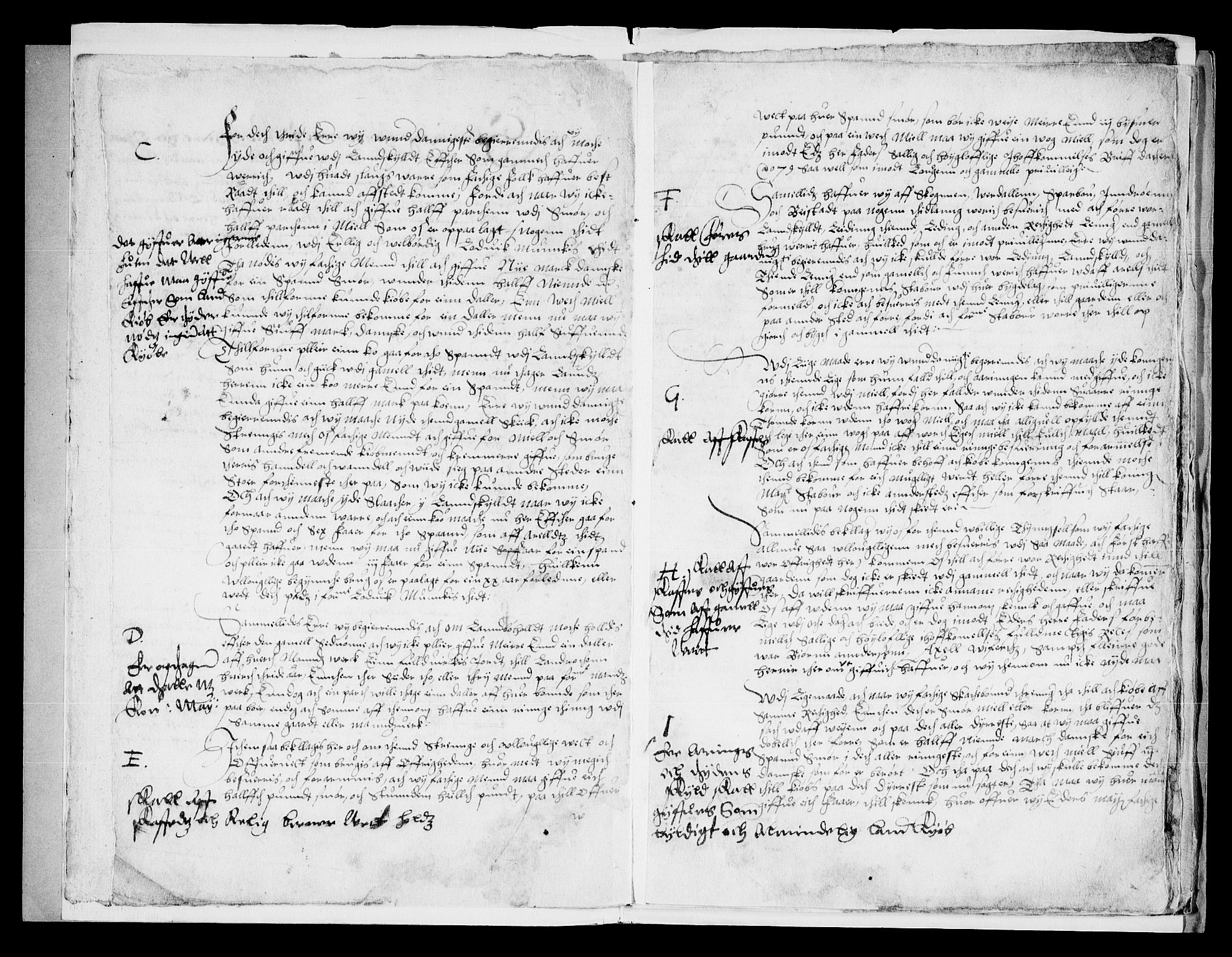 Danske Kanselli, Skapsaker, AV/RA-EA-4061/F/L0132: Skap 16, pakke 102-119, 1591-1810, s. 275