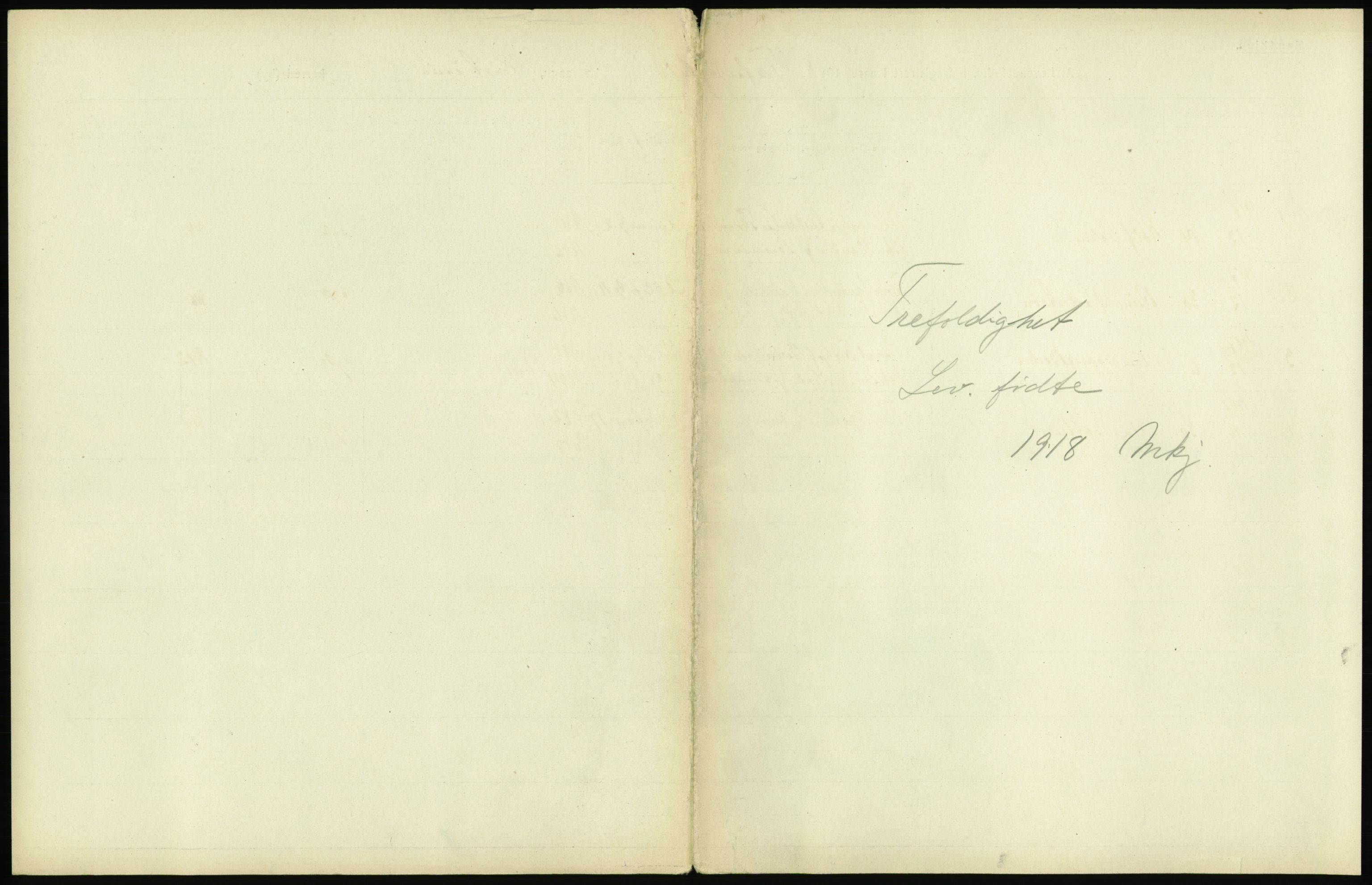 Statistisk sentralbyrå, Sosiodemografiske emner, Befolkning, AV/RA-S-2228/D/Df/Dfb/Dfbh/L0008: Kristiania: Levendefødte menn og kvinner., 1918, s. 253