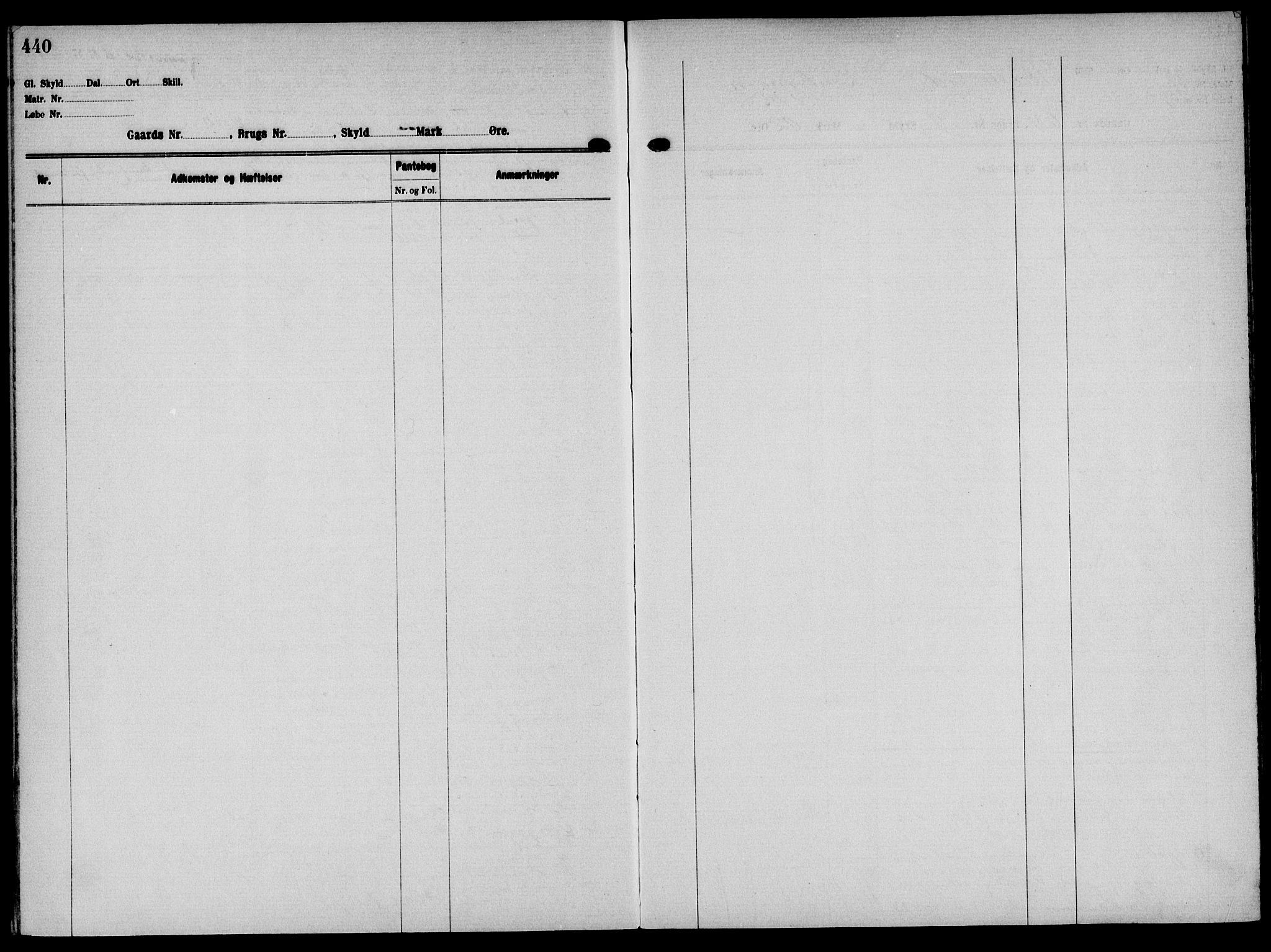 Solør tingrett, AV/SAH-TING-008/H/Ha/Hak/L0005: Panteregister nr. V, 1900-1935, s. 440