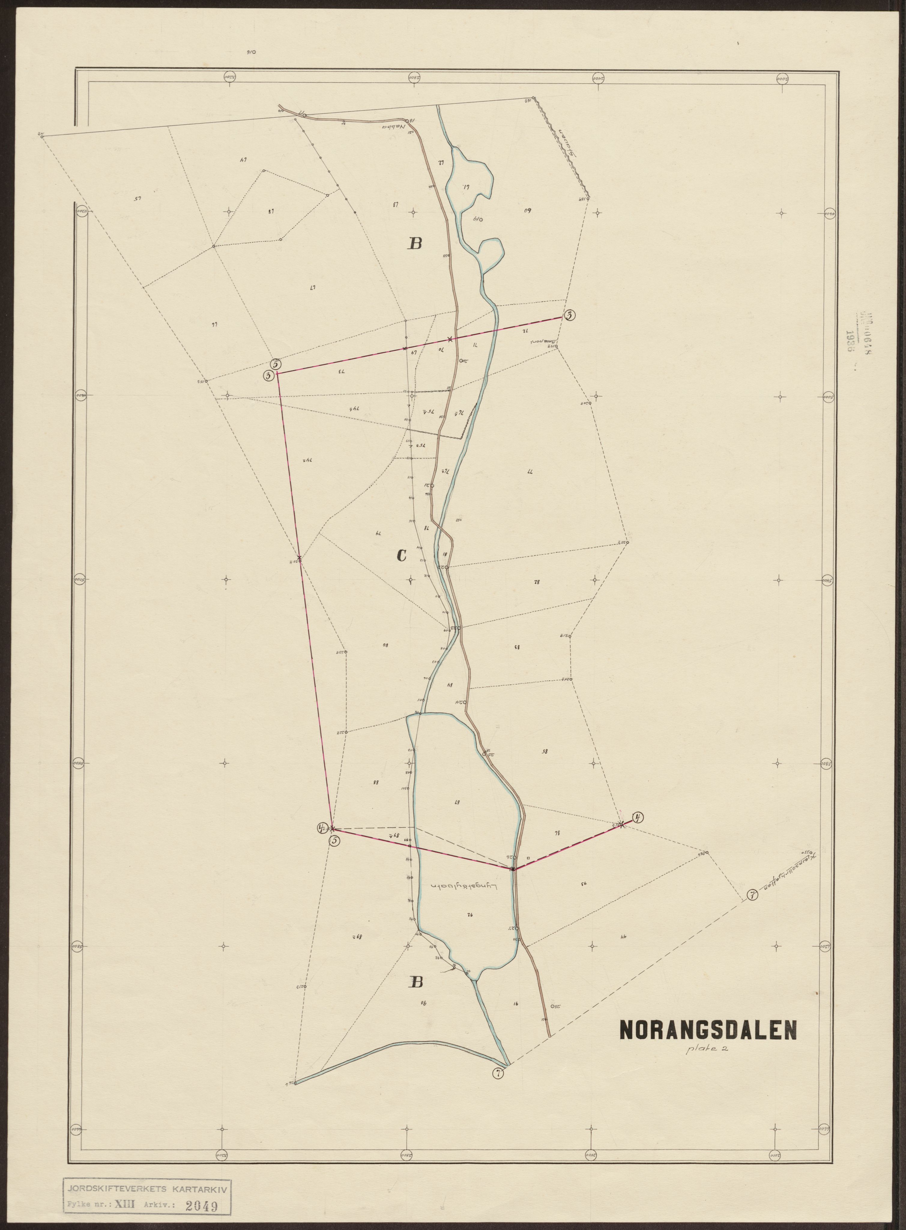 Jordskifteverkets kartarkiv, AV/RA-S-3929/T, 1859-1988, s. 2502