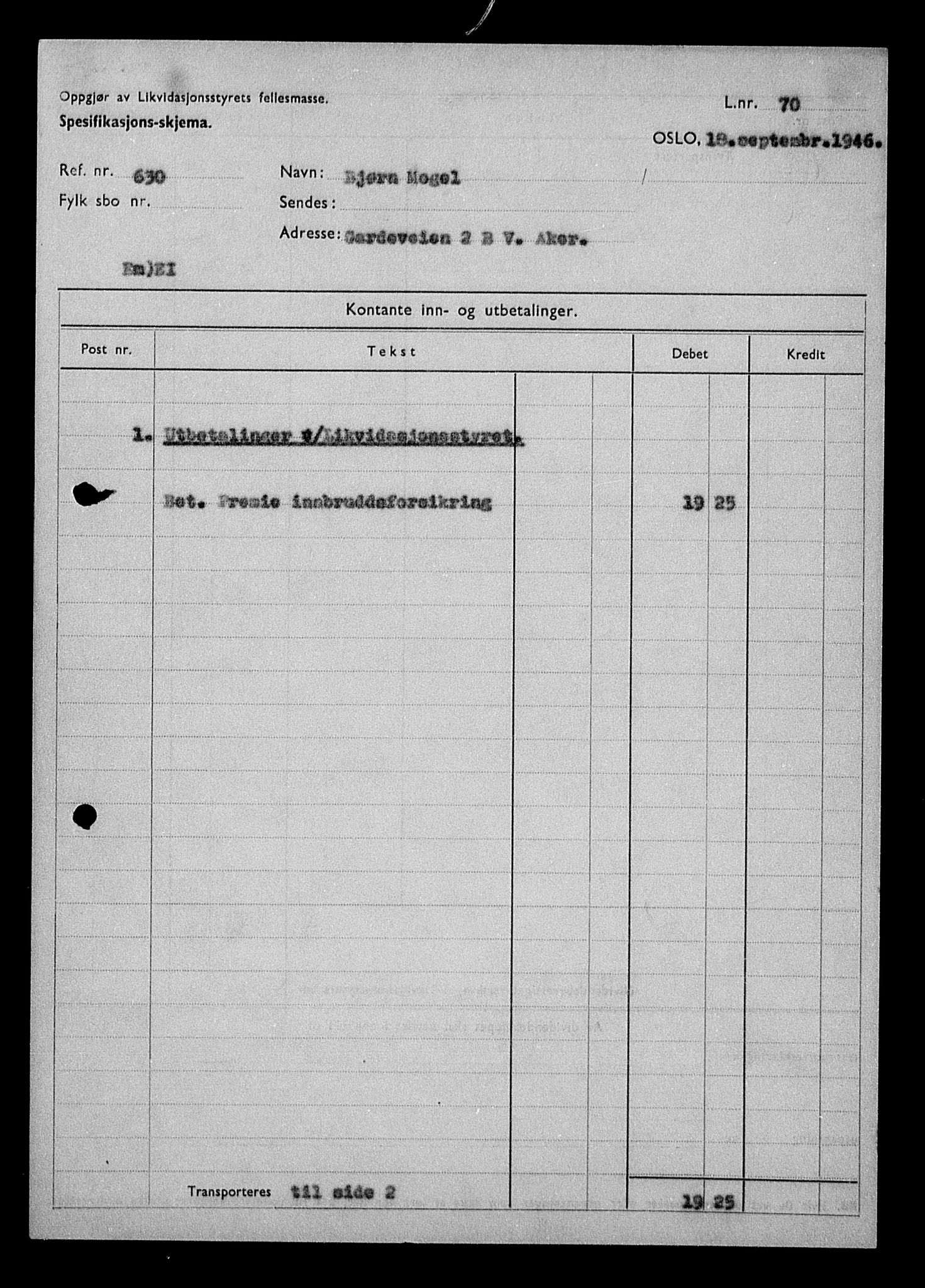 Justisdepartementet, Tilbakeføringskontoret for inndratte formuer, AV/RA-S-1564/H/Hc/Hcc/L0965: --, 1945-1947, s. 748