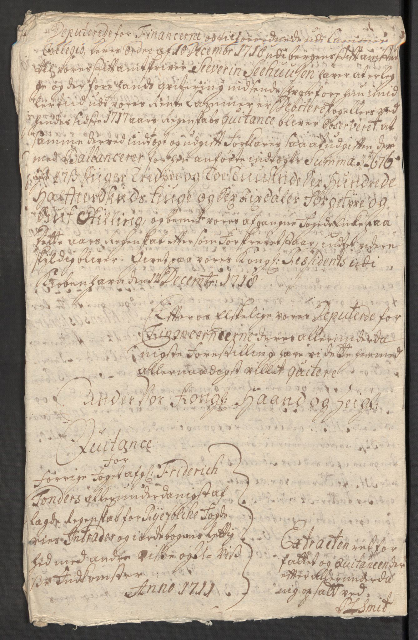Rentekammeret inntil 1814, Reviderte regnskaper, Fogderegnskap, RA/EA-4092/R47/L2864: Fogderegnskap Ryfylke, 1711, s. 7