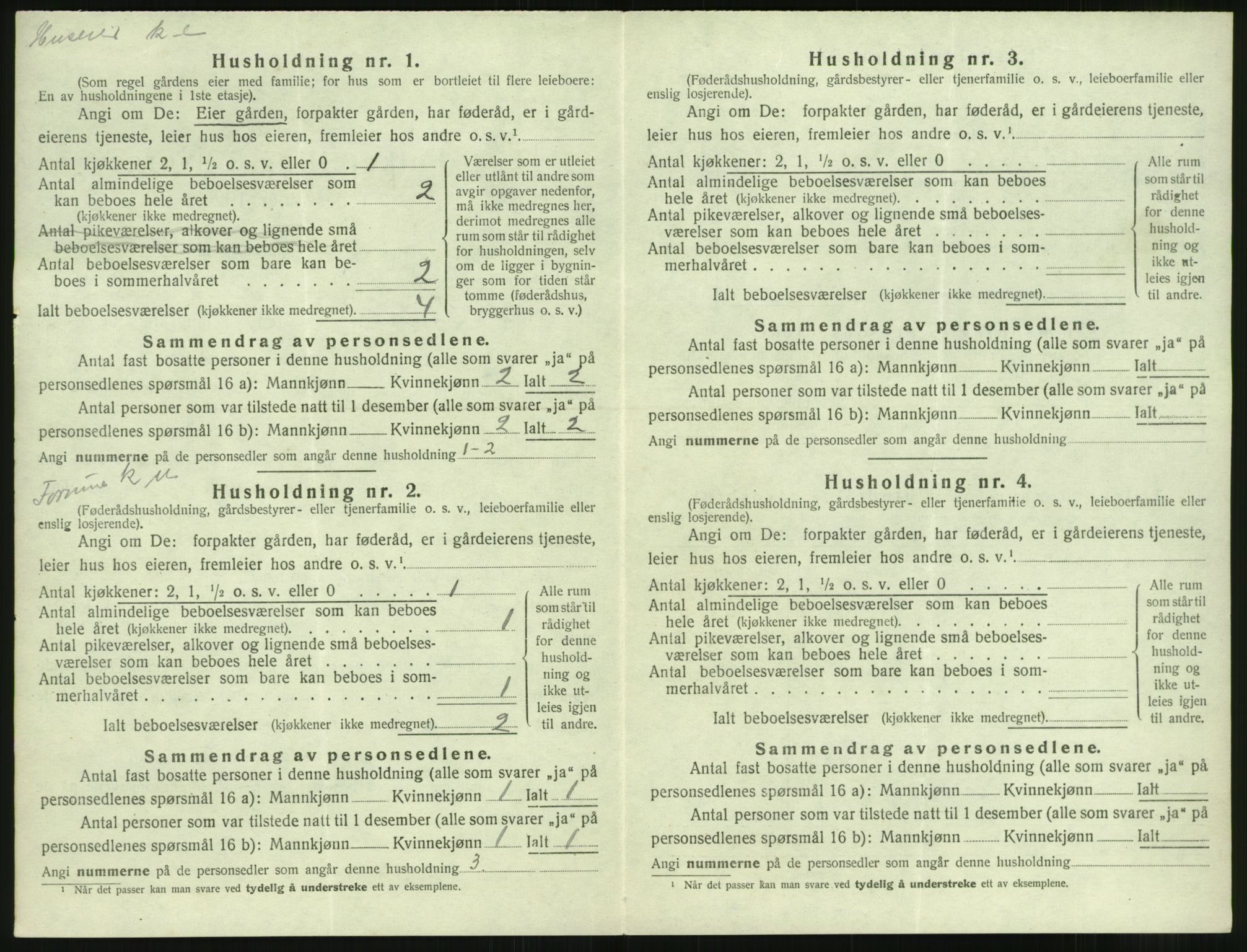 SAST, Folketelling 1920 for 1121 Time herred, 1920, s. 460