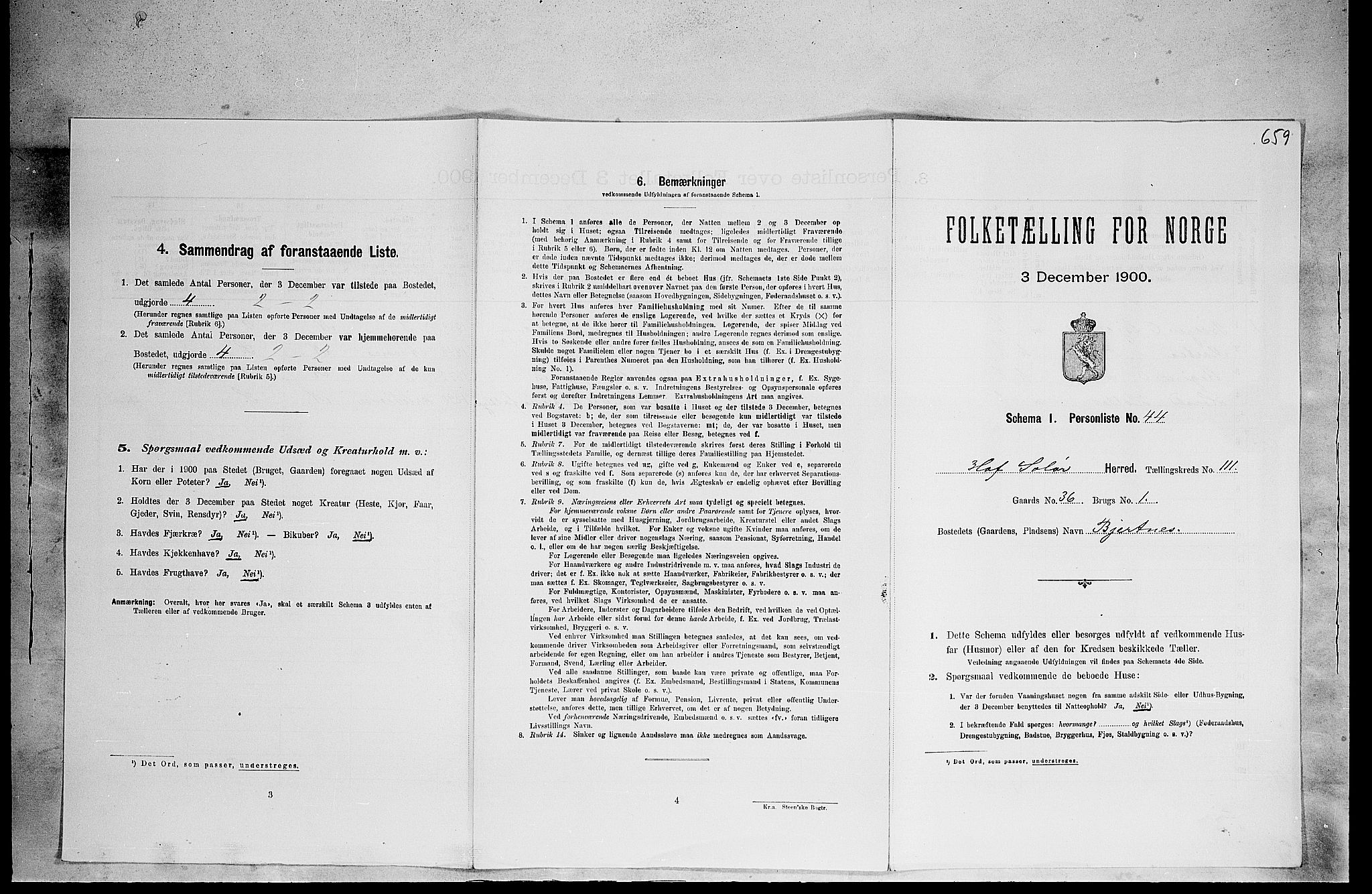 SAH, Folketelling 1900 for 0424 Hof herred, 1900, s. 570