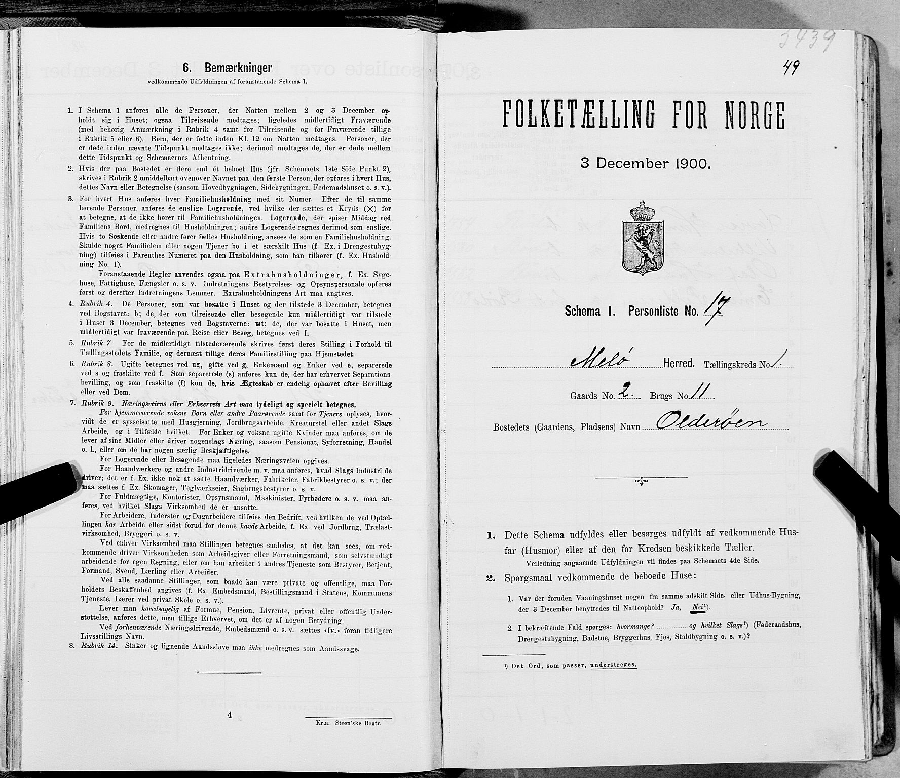 SAT, Folketelling 1900 for 1837 Meløy herred, 1900, s. 70