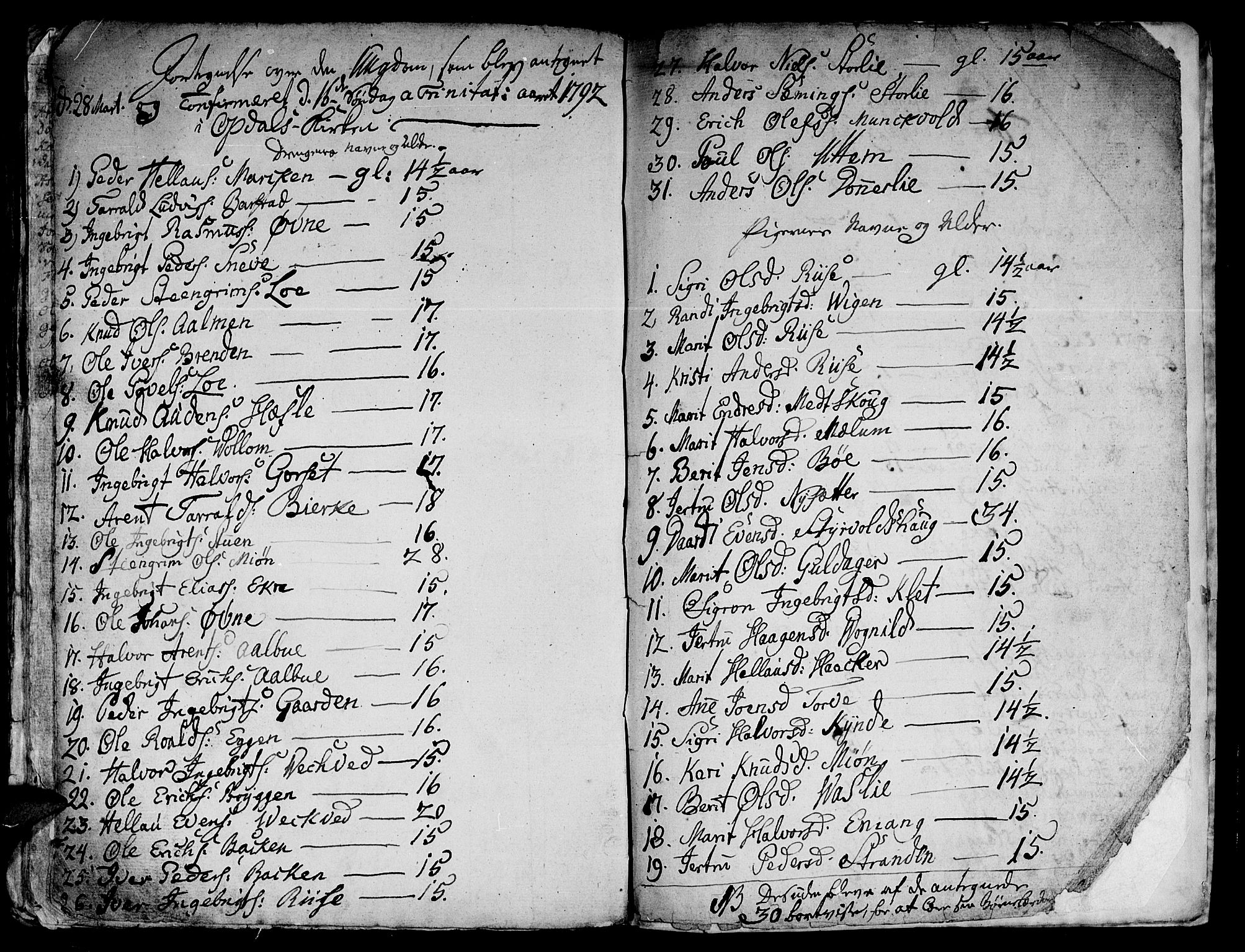 Ministerialprotokoller, klokkerbøker og fødselsregistre - Sør-Trøndelag, AV/SAT-A-1456/678/L0892: Ministerialbok nr. 678A02, 1781-1793