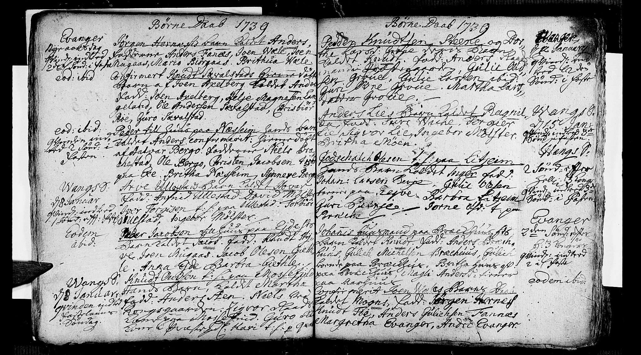 Voss sokneprestembete, SAB/A-79001/H/Haa: Ministerialbok nr. A 5, 1736-1743, s. 59