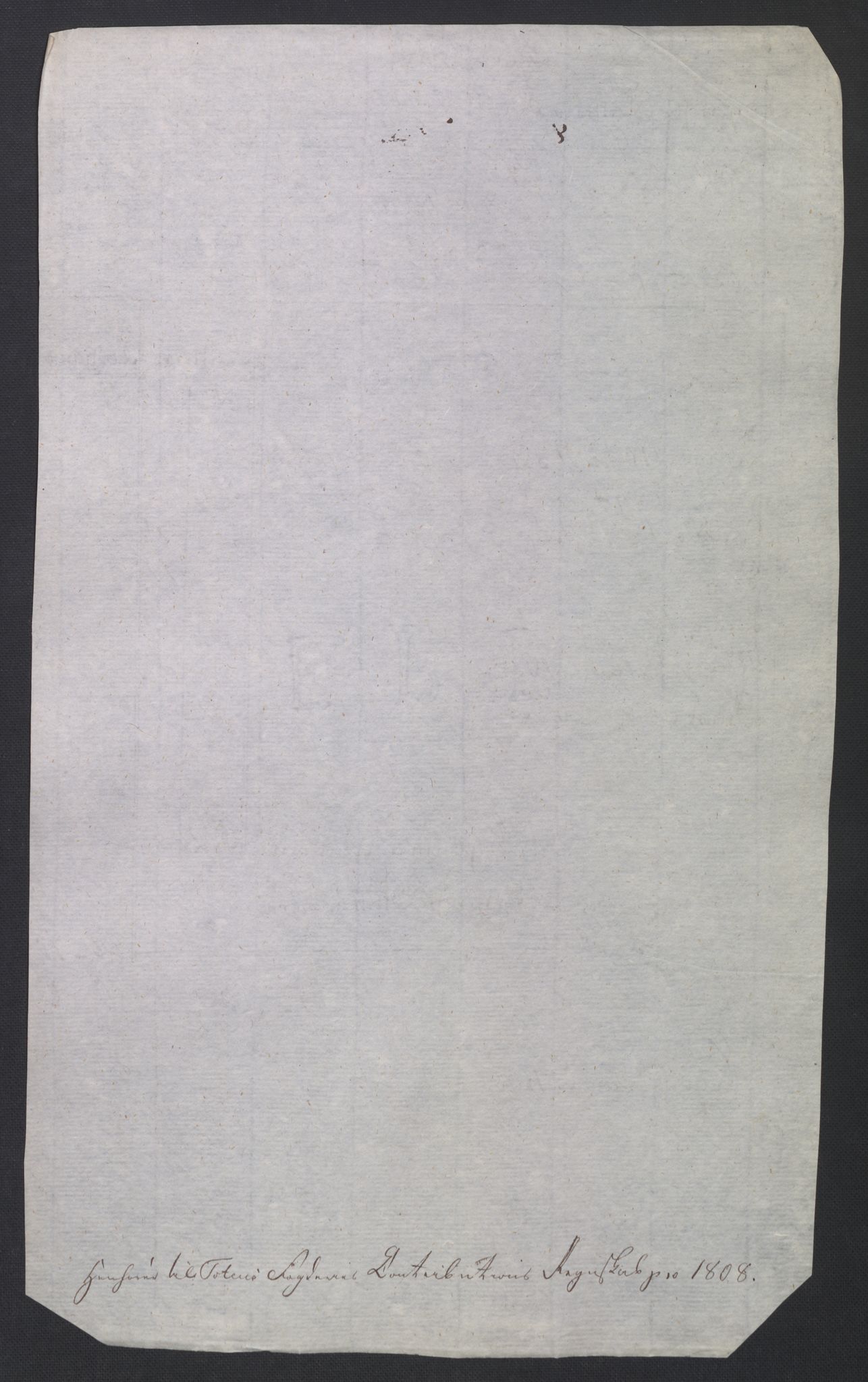 Rentekammeret inntil 1814, Reviderte regnskaper, Fogderegnskap, AV/RA-EA-4092/R19/L1396: Fogderegnskap Toten, Hadeland og Vardal, 1808, s. 435