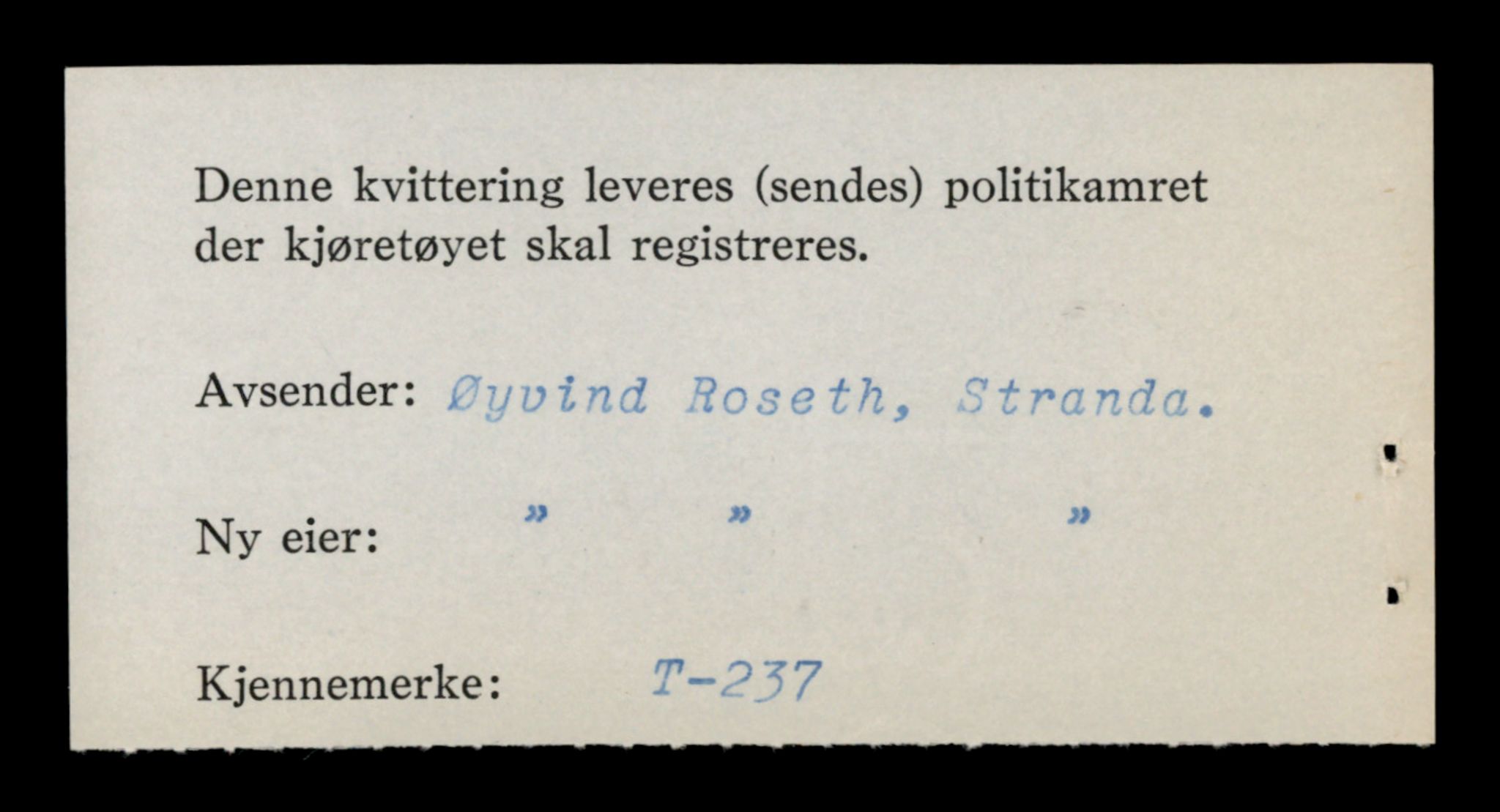 Møre og Romsdal vegkontor - Ålesund trafikkstasjon, AV/SAT-A-4099/F/Fe/L0003: Registreringskort for kjøretøy T 232 - T 340, 1927-1998, s. 122