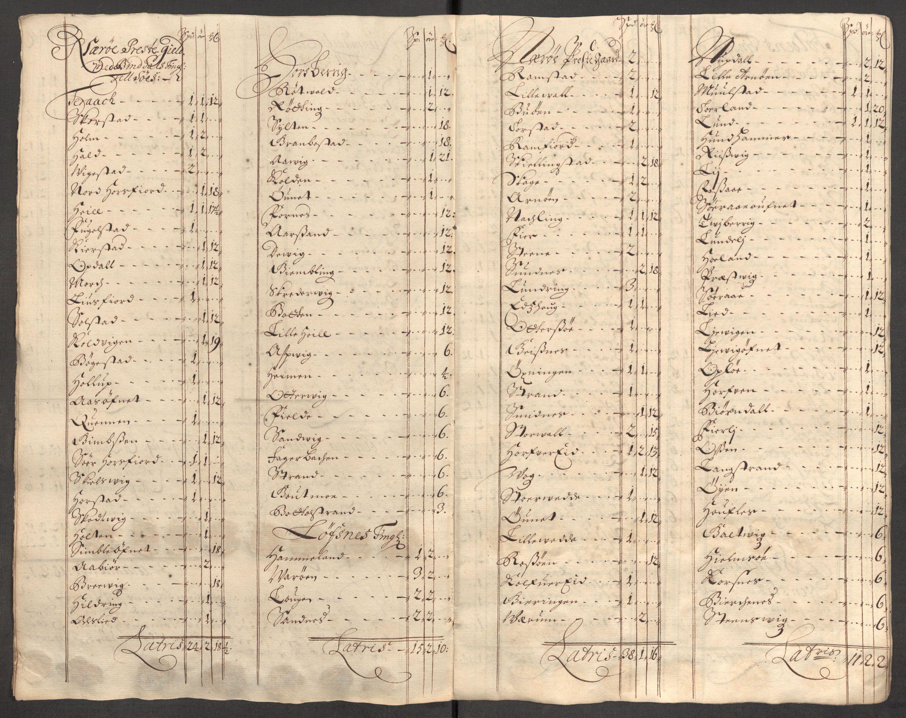 Rentekammeret inntil 1814, Reviderte regnskaper, Fogderegnskap, AV/RA-EA-4092/R64/L4425: Fogderegnskap Namdal, 1696-1698, s. 247