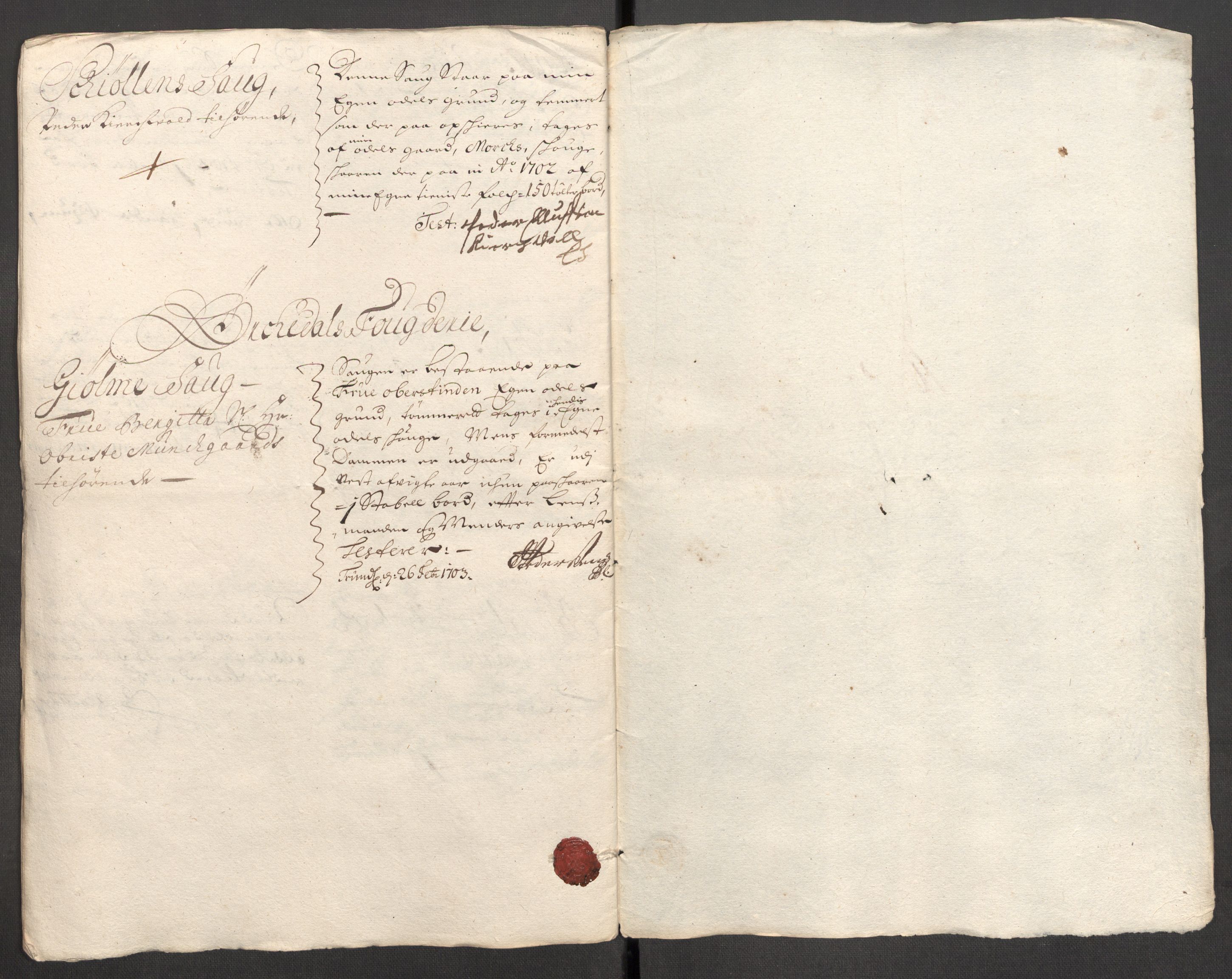 Rentekammeret inntil 1814, Reviderte regnskaper, Fogderegnskap, AV/RA-EA-4092/R60/L3952: Fogderegnskap Orkdal og Gauldal, 1702, s. 278