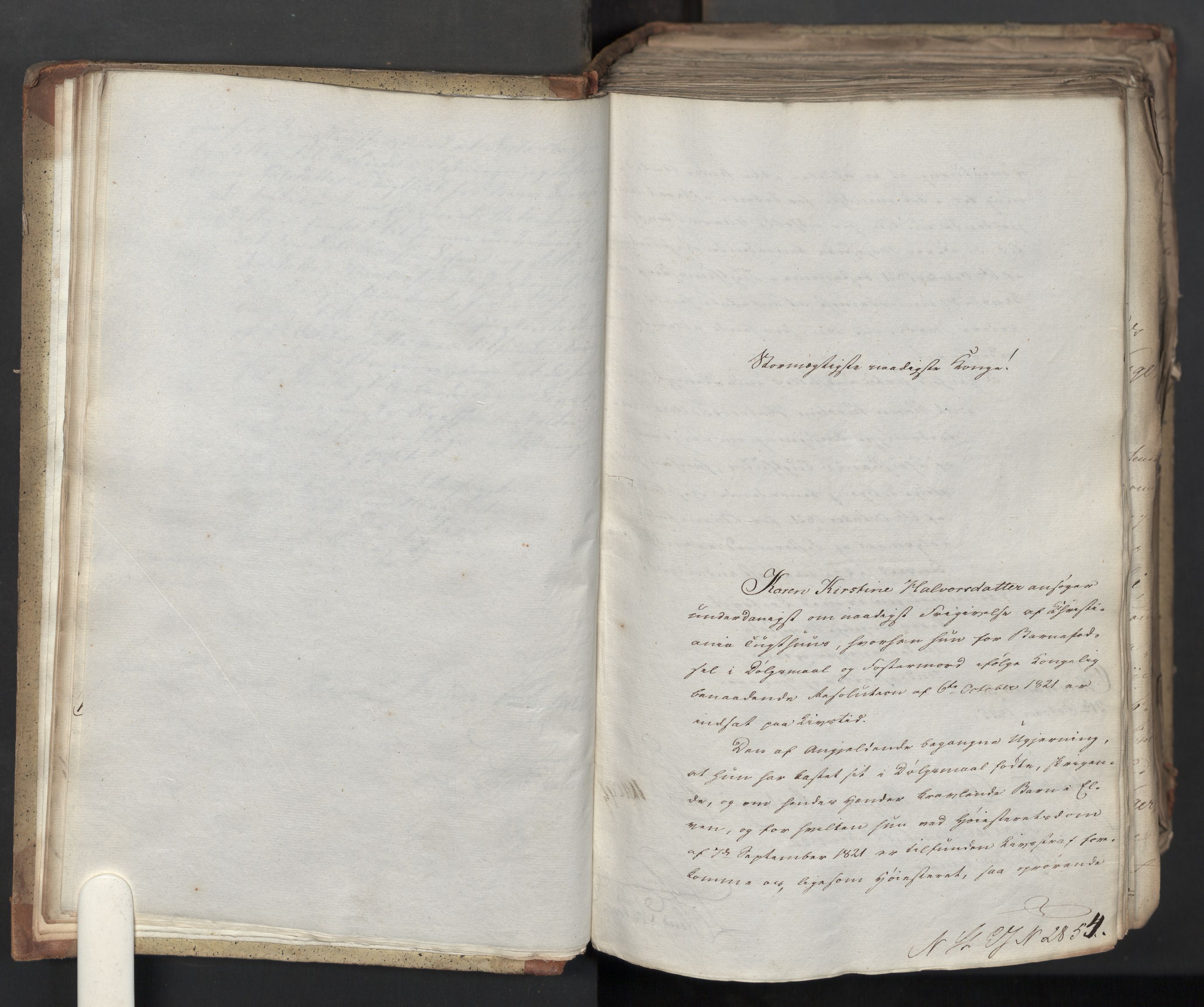 Statsrådsavdelingen i Stockholm, AV/RA-S-1003/D/Da/L0044: Regjeringsinnstillinger nr. 2846-3066, 1825, s. 20