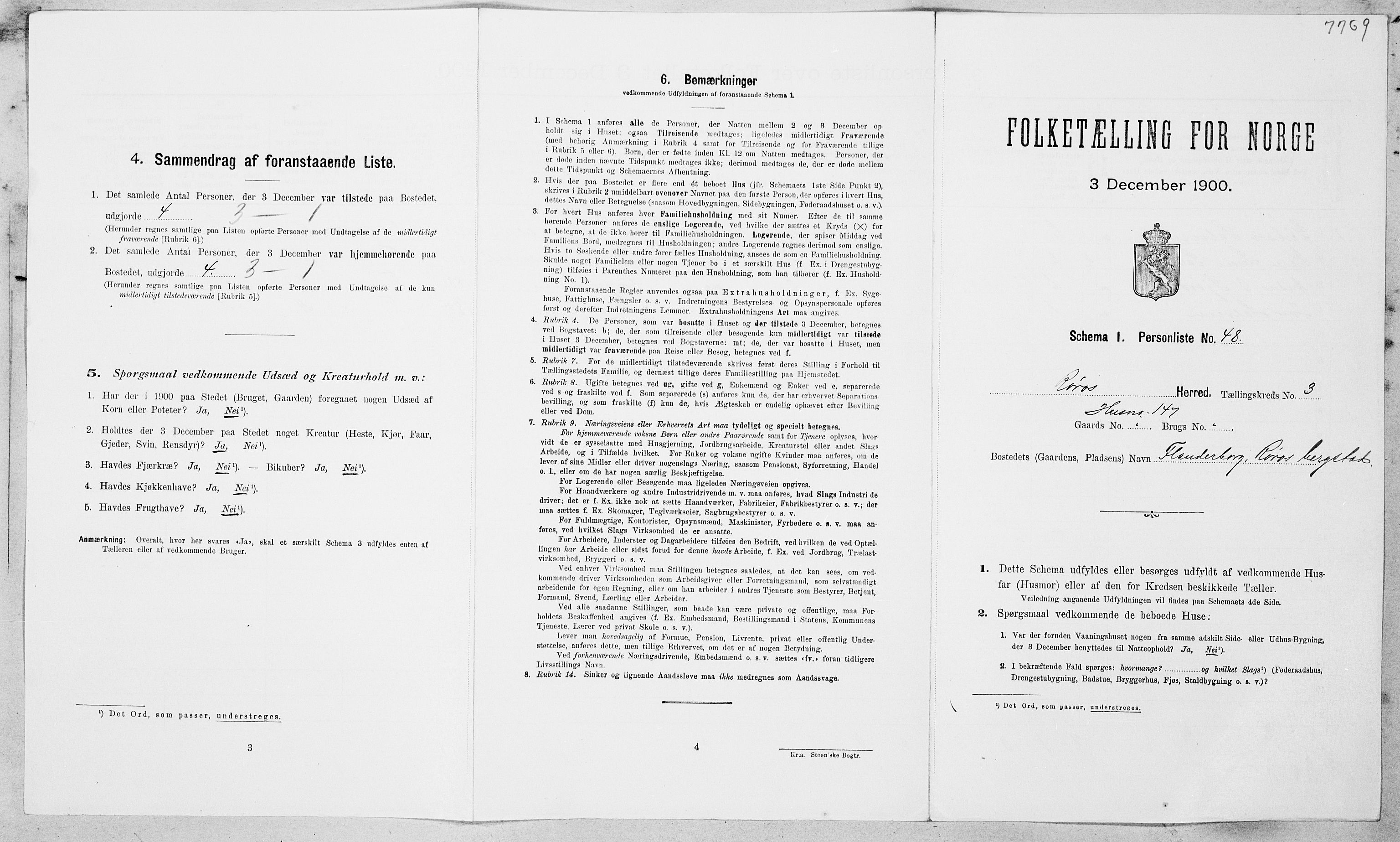 SAT, Folketelling 1900 for 1640 Røros herred, 1900, s. 362