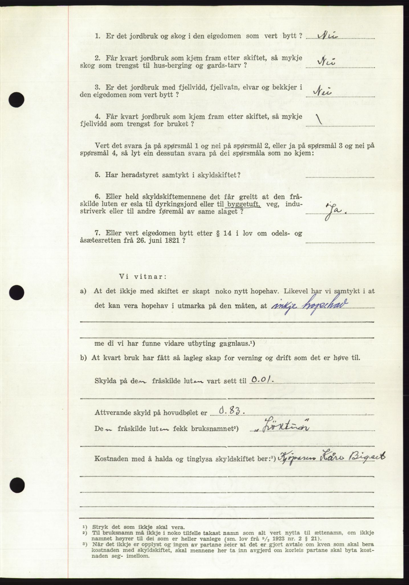 Søre Sunnmøre sorenskriveri, AV/SAT-A-4122/1/2/2C/L0092: Pantebok nr. 18A, 1952-1952, Dagboknr: 1597/1952