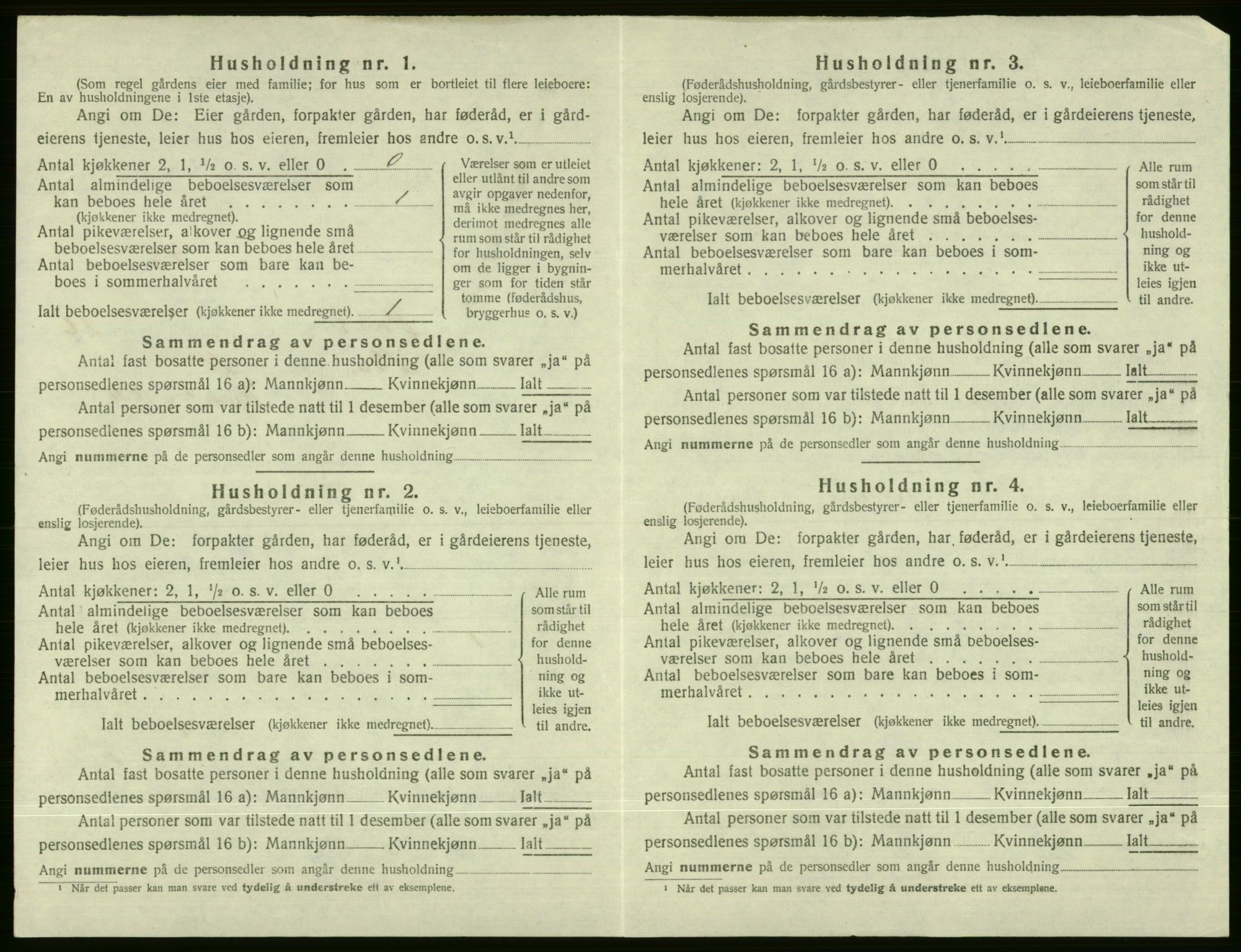 SAB, Folketelling 1920 for 1235 Voss herred, 1920, s. 2410