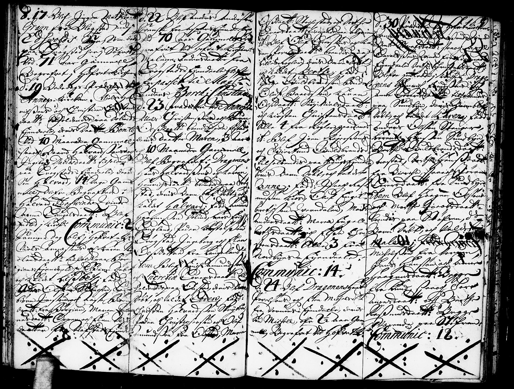 Ullensaker prestekontor Kirkebøker, AV/SAO-A-10236a/F/Fa/L0002: Ministerialbok nr. I 2, 1702-1710
