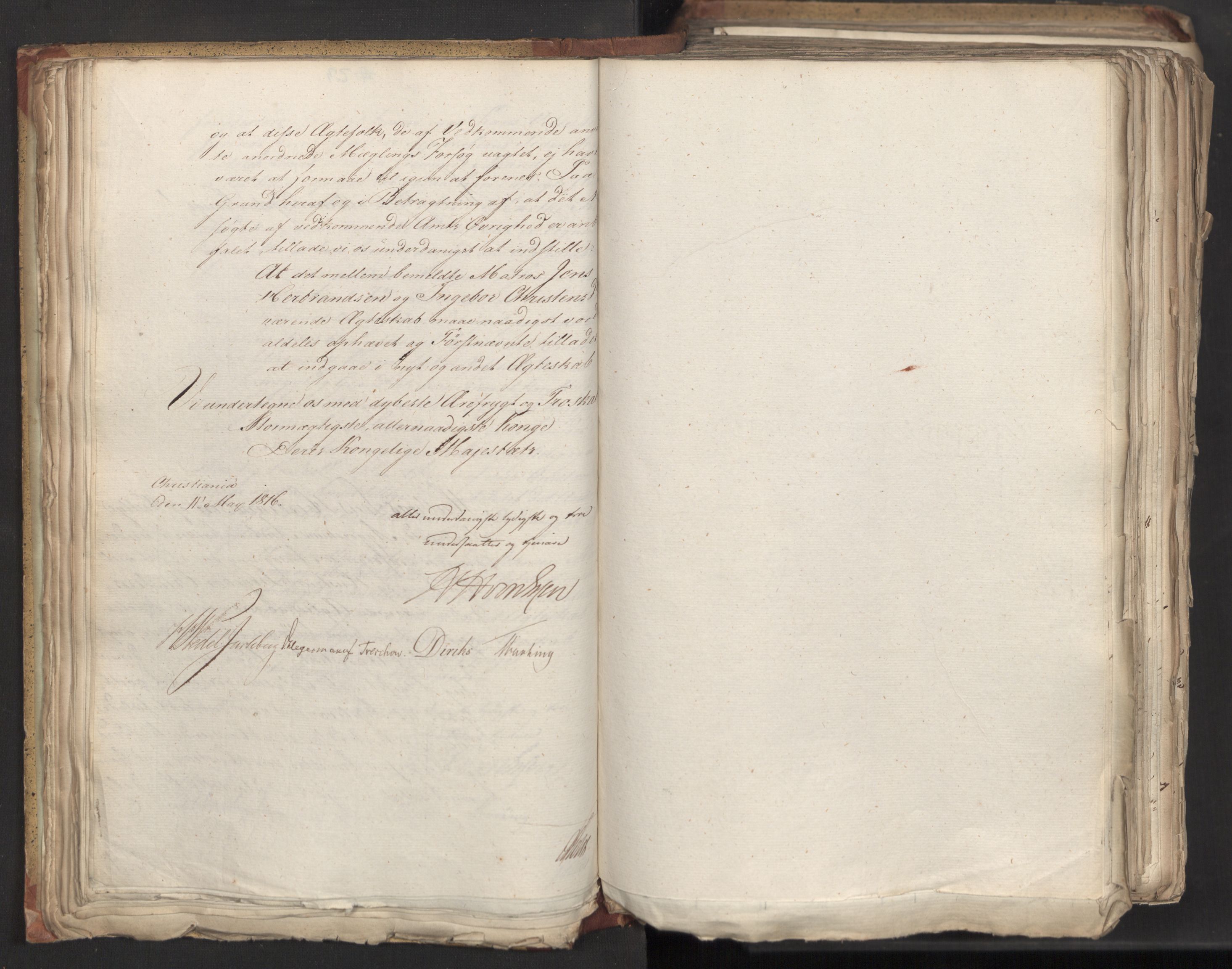 Statsrådsavdelingen i Stockholm, AV/RA-S-1003/D/Da/L0006: Regjeringsinnstillinger nr. 1247-1544, 1816, s. 52