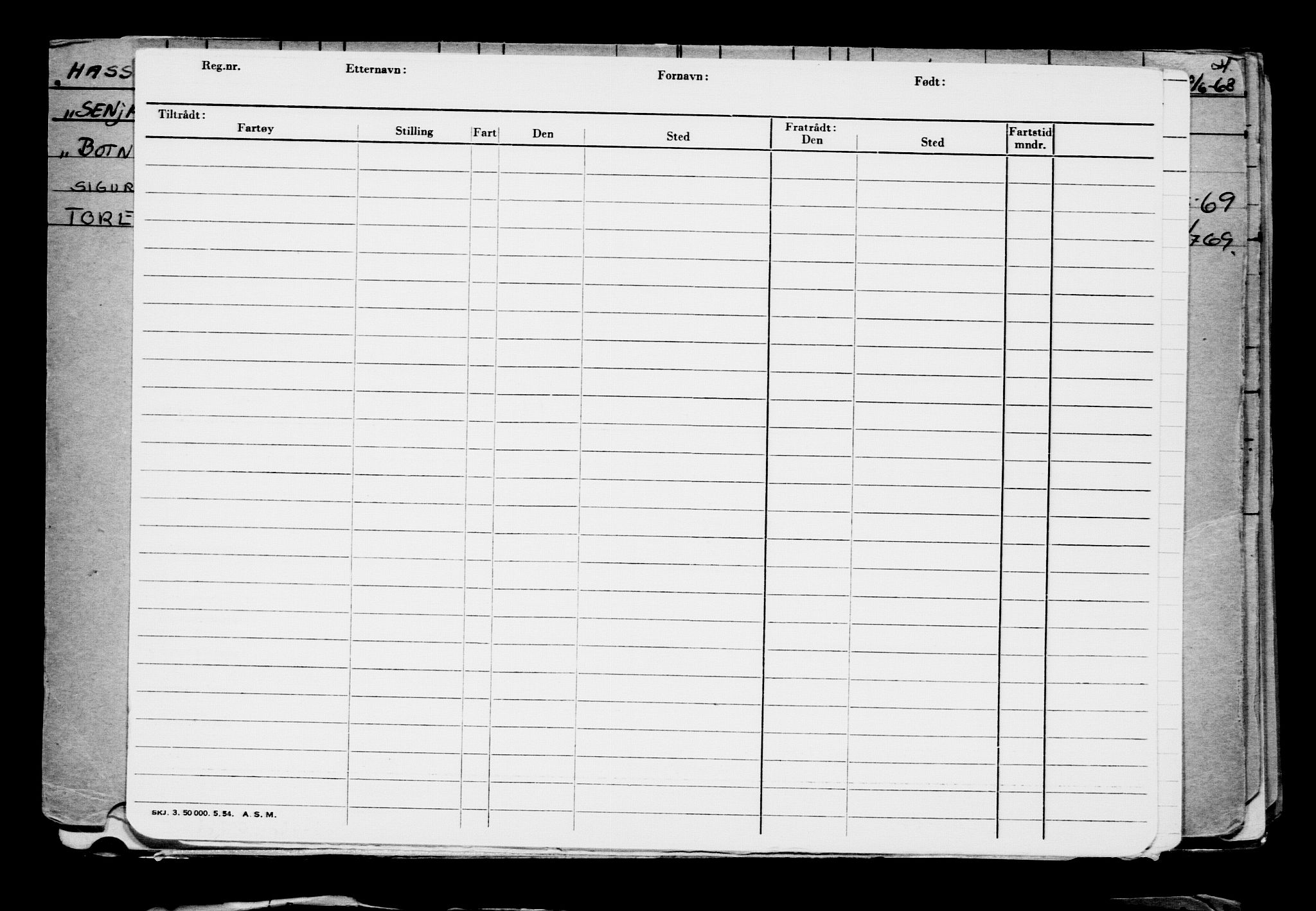 Direktoratet for sjømenn, AV/RA-S-3545/G/Gb/L0187: Hovedkort, 1920, s. 670