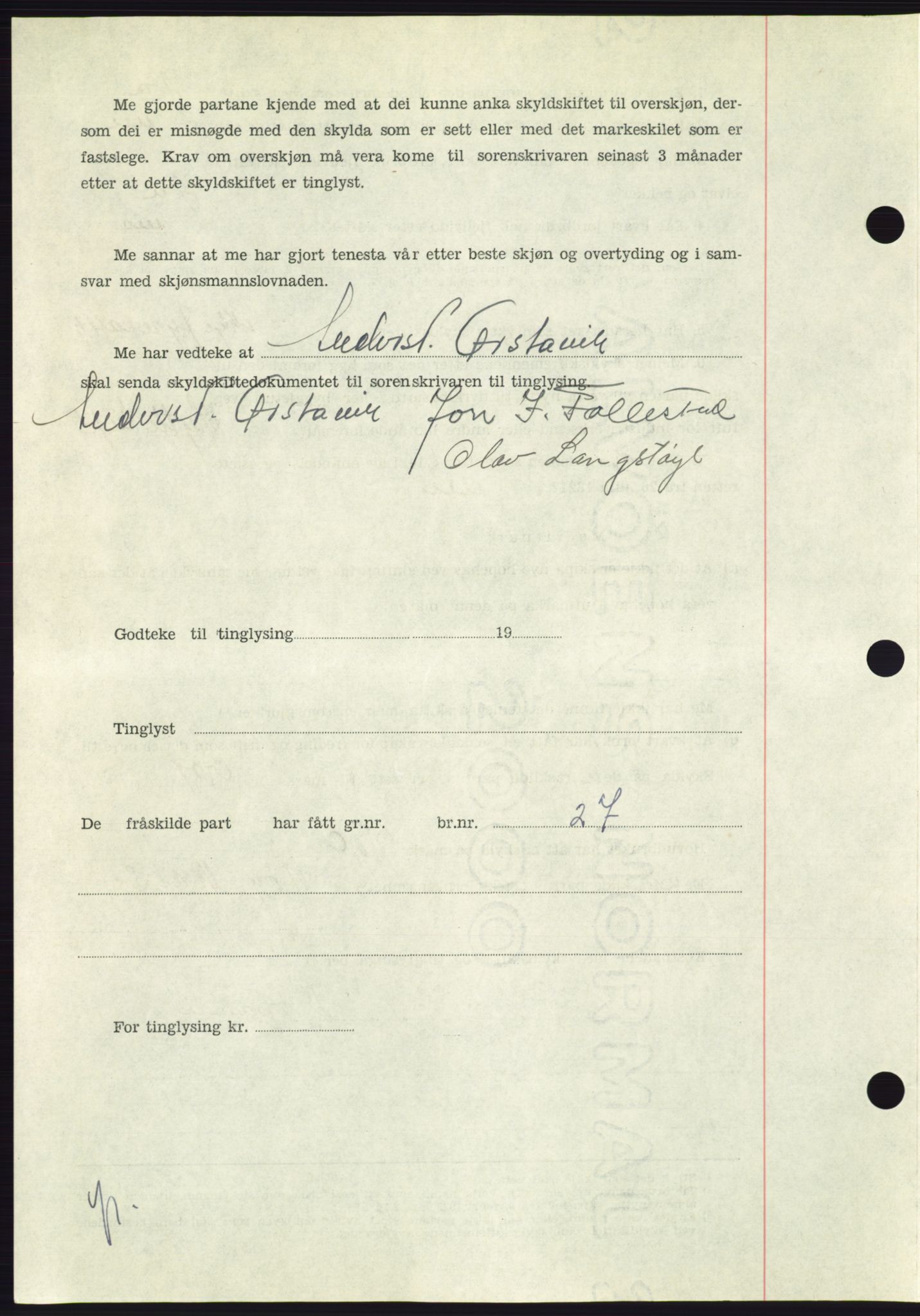 Søre Sunnmøre sorenskriveri, AV/SAT-A-4122/1/2/2C/L0104: Pantebok nr. 30A, 1956-1956, Dagboknr: 1824/1956