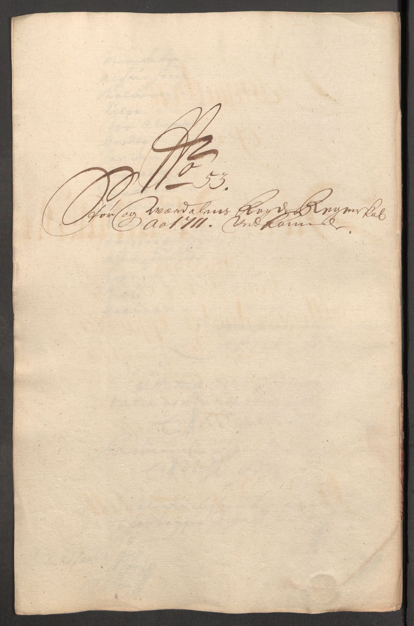 Rentekammeret inntil 1814, Reviderte regnskaper, Fogderegnskap, AV/RA-EA-4092/R62/L4201: Fogderegnskap Stjørdal og Verdal, 1711, s. 246