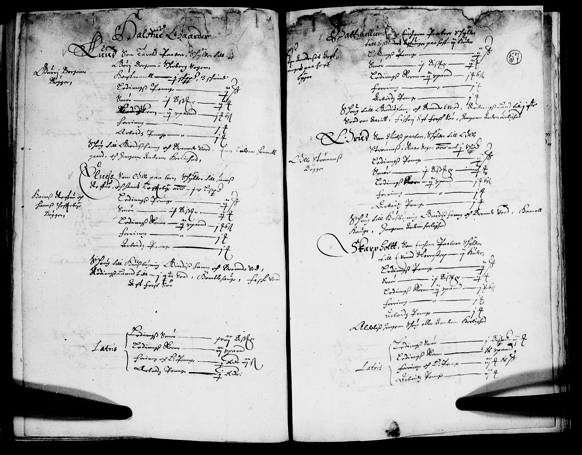 Rentekammeret inntil 1814, Realistisk ordnet avdeling, AV/RA-EA-4070/N/Nb/Nba/L0002: Rakkestad og Mossedal, 1668, s. 56b-57a