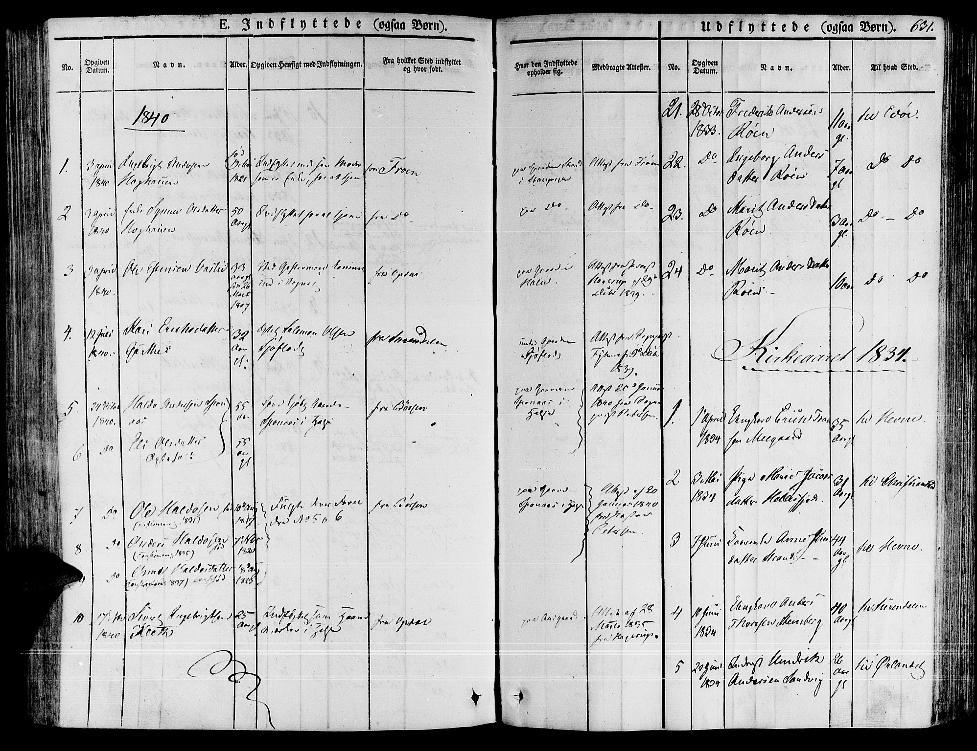 Ministerialprotokoller, klokkerbøker og fødselsregistre - Møre og Romsdal, SAT/A-1454/592/L1024: Ministerialbok nr. 592A03 /1, 1831-1849, s. 631