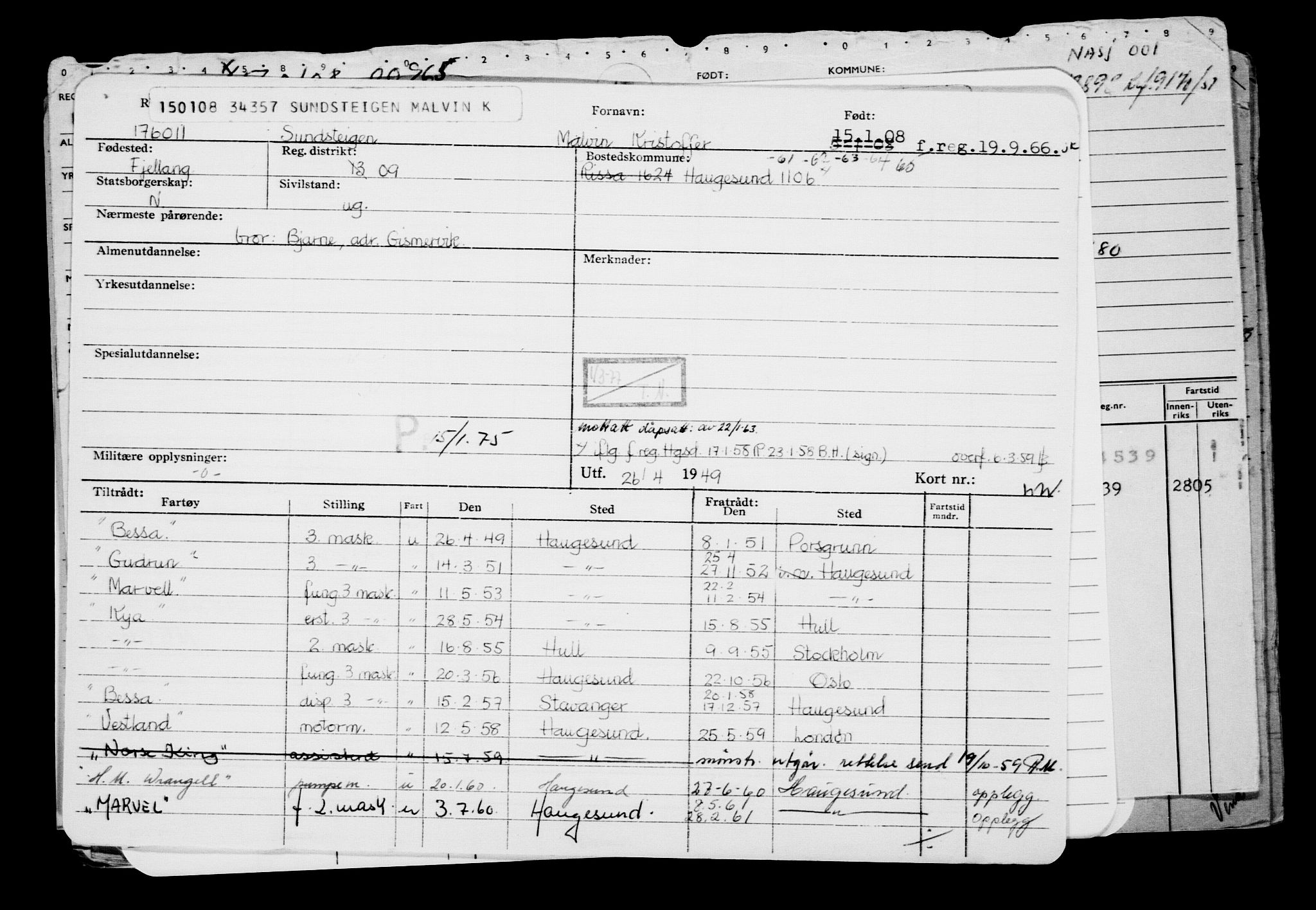 Direktoratet for sjømenn, AV/RA-S-3545/G/Gb/L0075: Hovedkort, 1908, s. 201