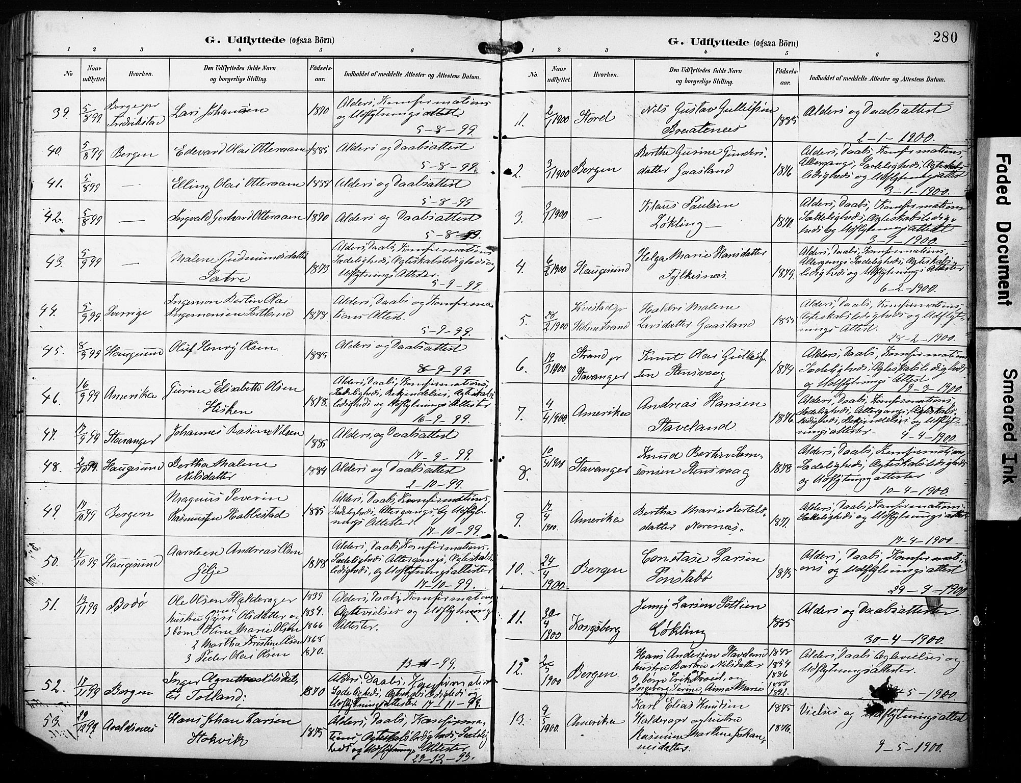 Finnås sokneprestembete, AV/SAB-A-99925/H/Ha/Haa/Haac/L0002: Ministerialbok nr. C 2, 1895-1904, s. 280