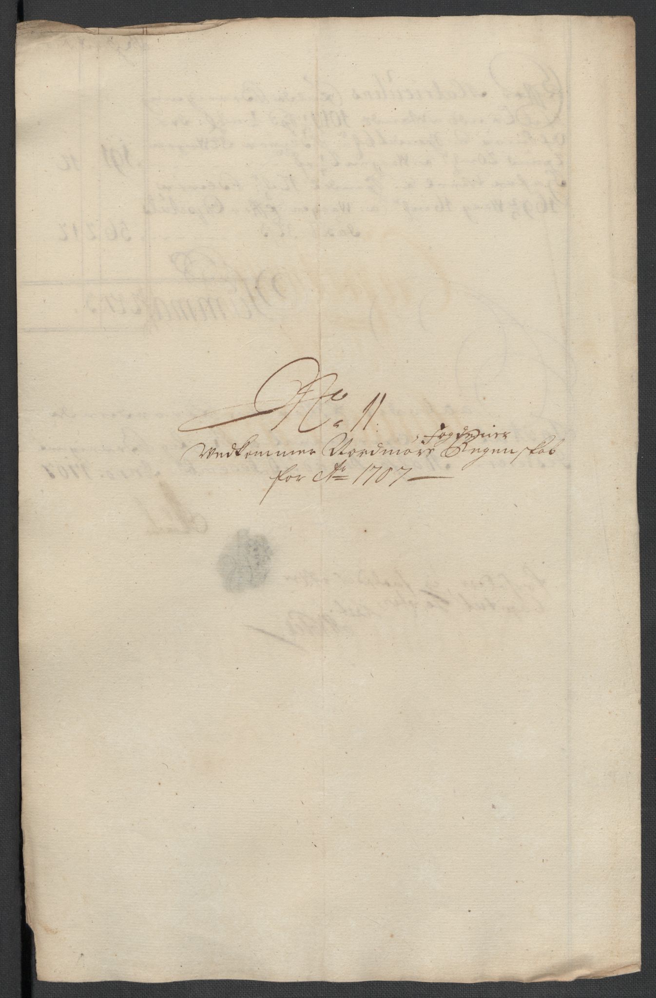 Rentekammeret inntil 1814, Reviderte regnskaper, Fogderegnskap, AV/RA-EA-4092/R56/L3742: Fogderegnskap Nordmøre, 1706-1707, s. 270