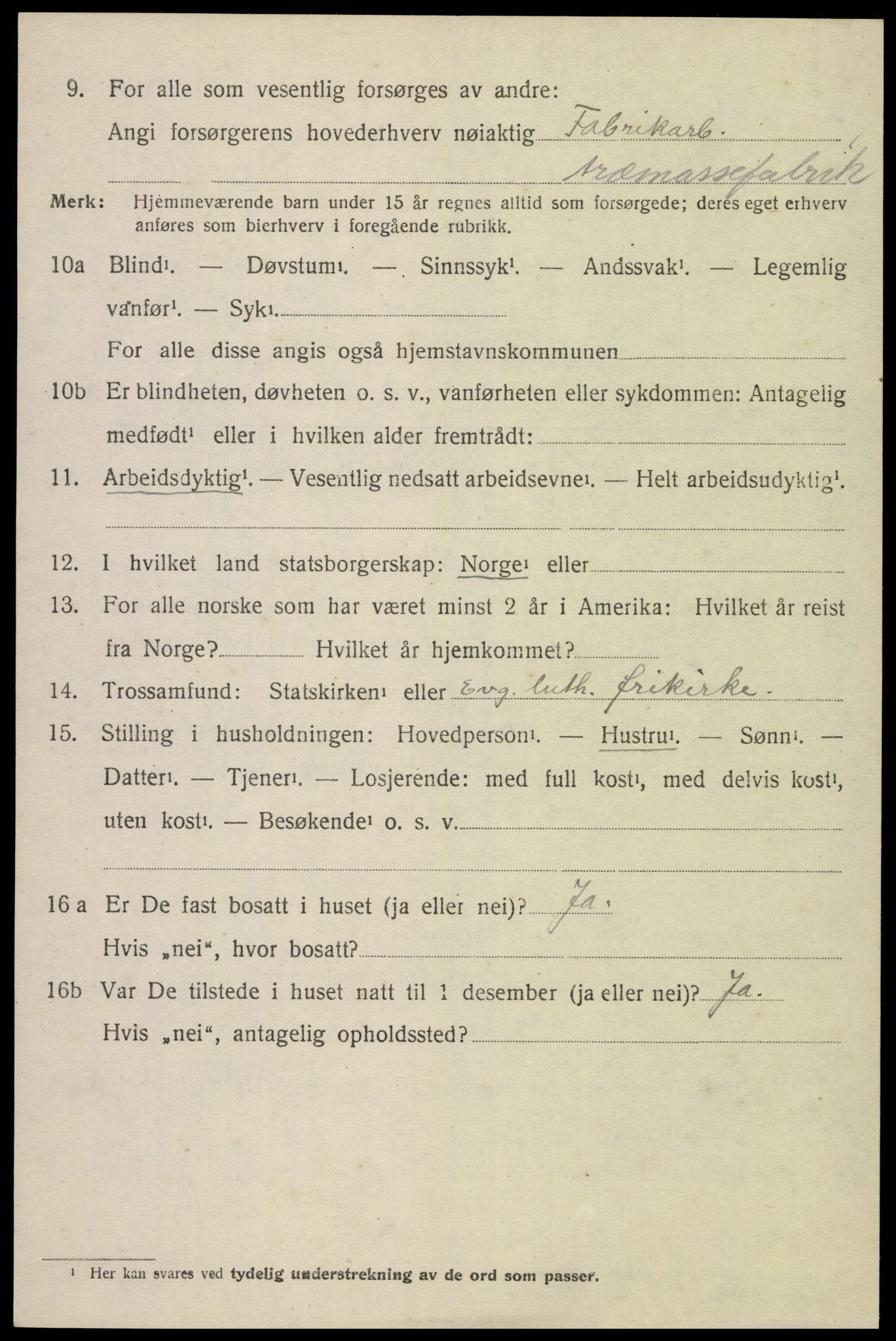 SAK, Folketelling 1920 for 0920 Øyestad herred, 1920, s. 3615