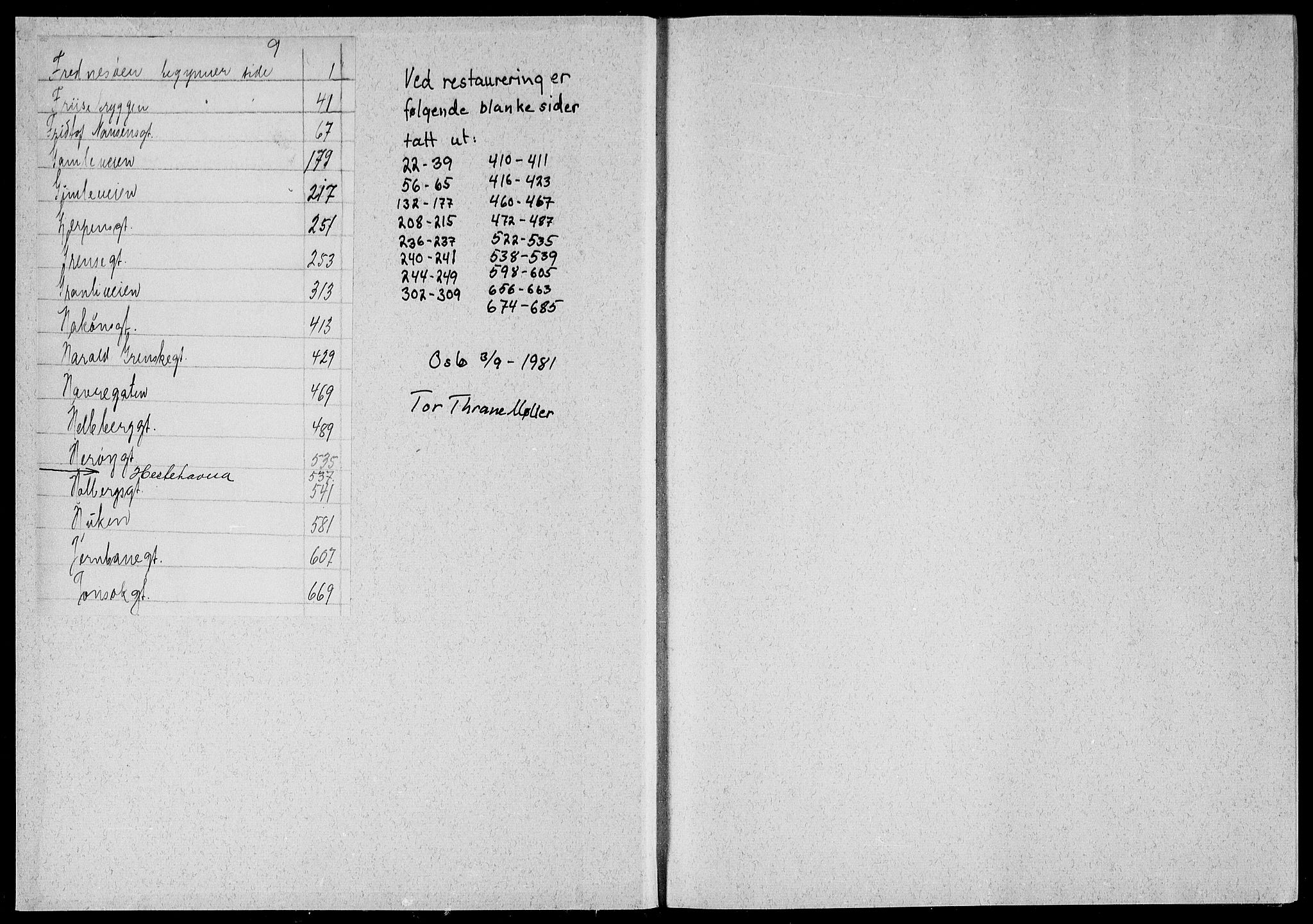 Gjerpen sorenskriveri, SAKO/A-216/G/Gb/Gbc/L0009: Panteregister nr. III 9