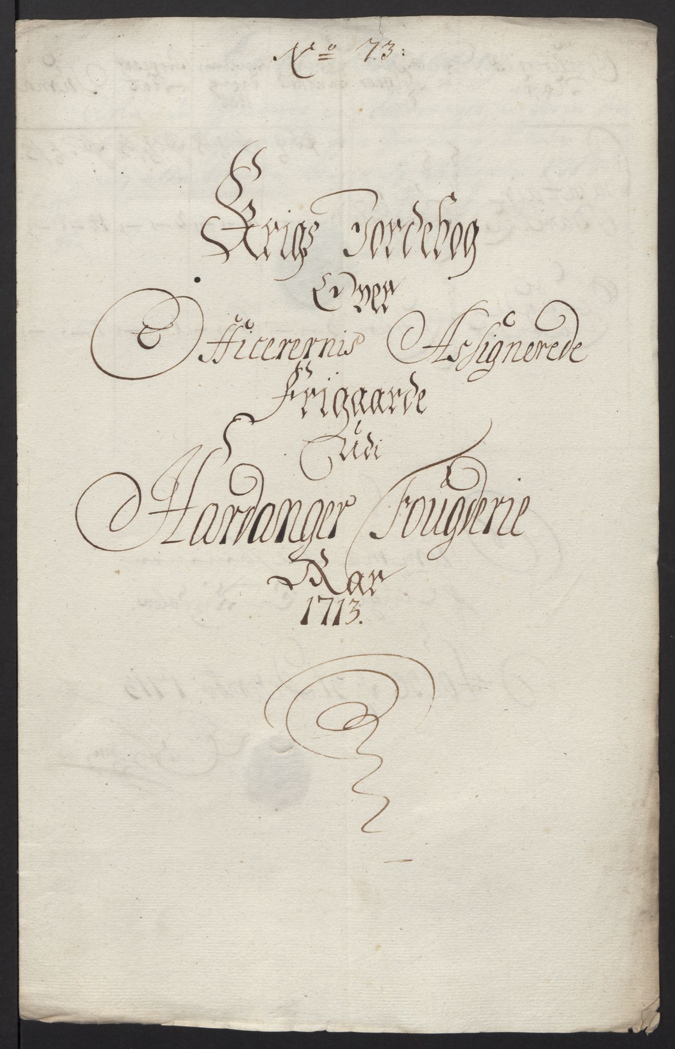 Rentekammeret inntil 1814, Reviderte regnskaper, Fogderegnskap, RA/EA-4092/R48/L2989: Fogderegnskap Sunnhordland og Hardanger, 1713, s. 451