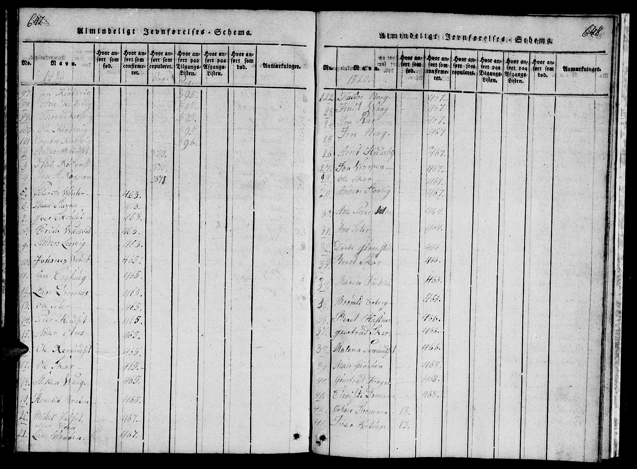 Ministerialprotokoller, klokkerbøker og fødselsregistre - Møre og Romsdal, AV/SAT-A-1454/578/L0908: Klokkerbok nr. 578C01, 1819-1837, s. 647-648